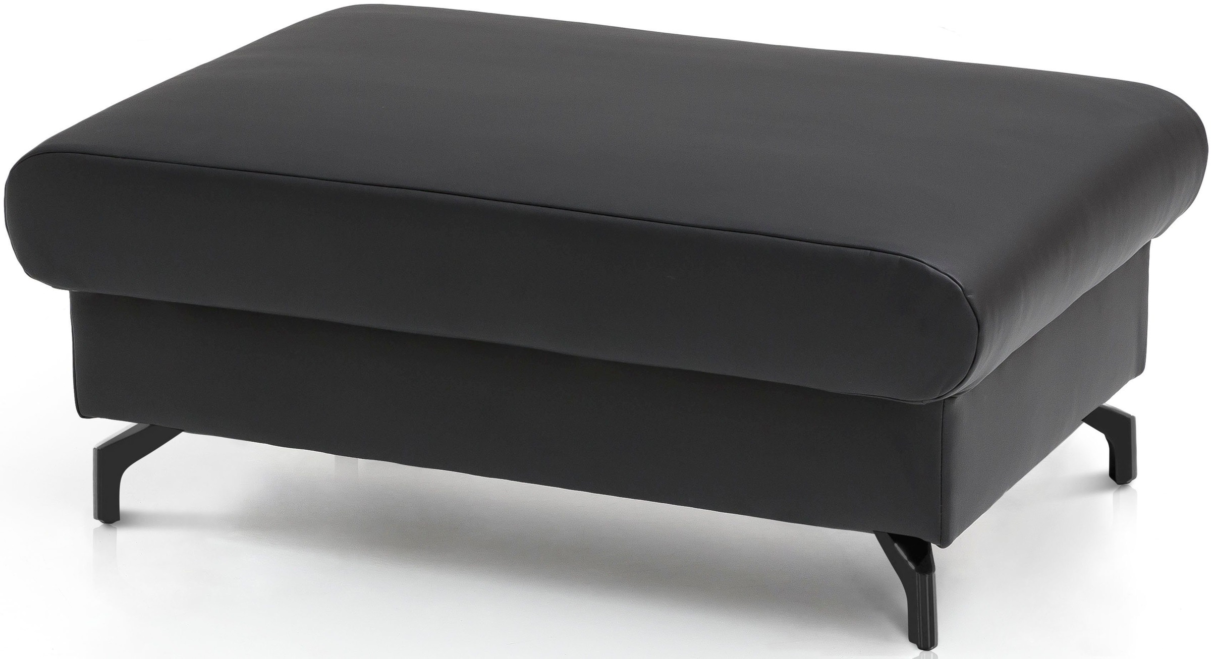 COTTA Polstergarnitur »Komaris L-Form«, (Set), Set bestehend aus: Ecksofa mit Kopfteilverstellung & Hocker