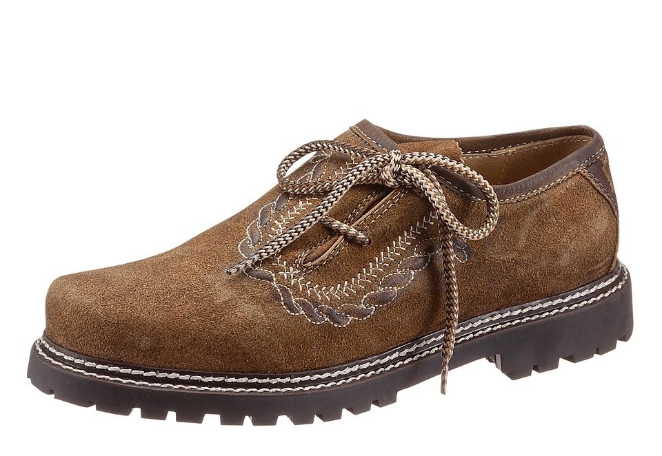 Country Line Schnürschuh, mit traditioneller Stickerei kaufen