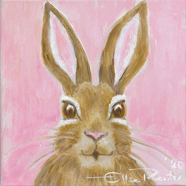 Image of queence Leinwandbild »Little Bunny in Rosa«, Hase, (1 St.) bei Ackermann Versand Schweiz