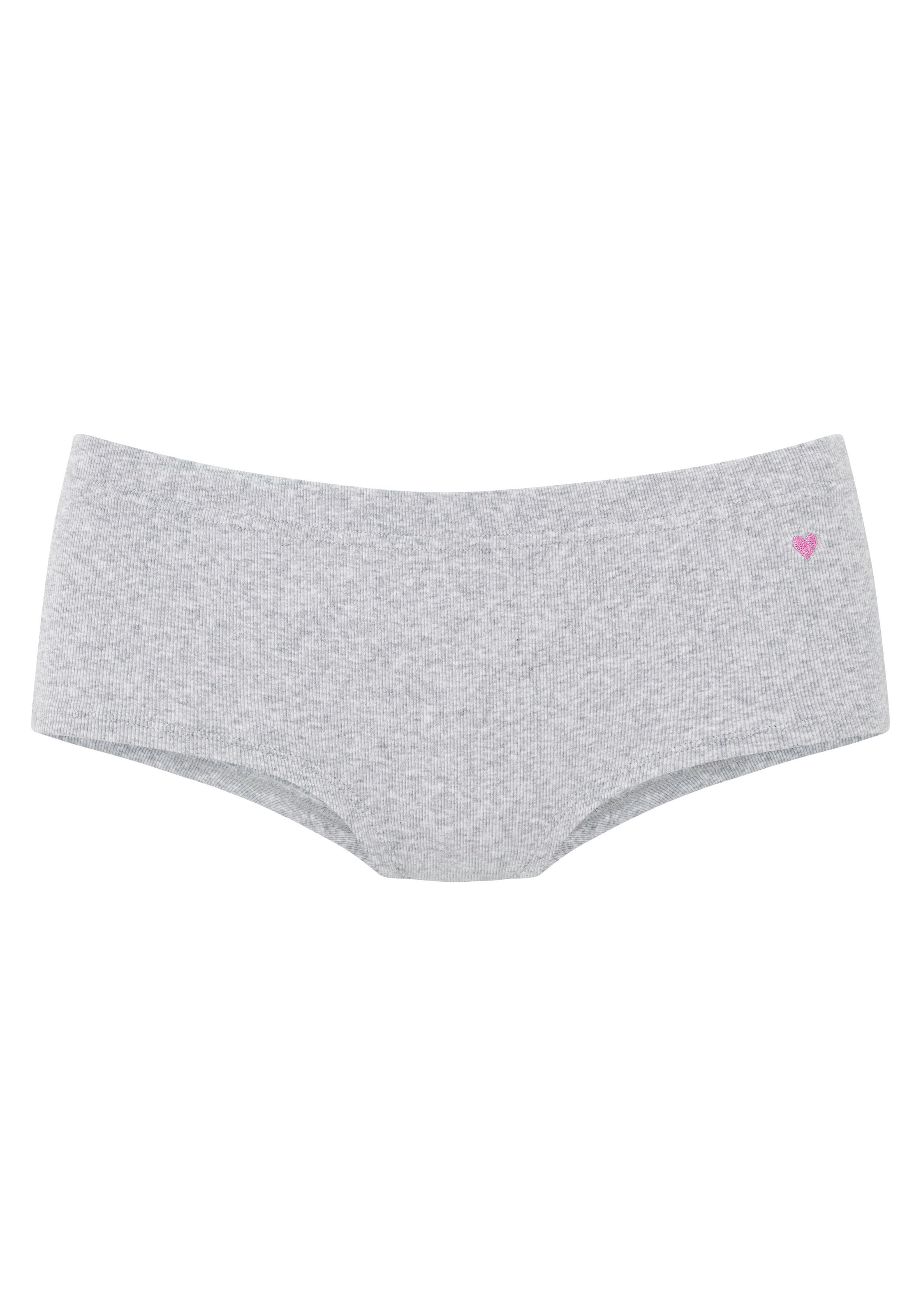 LASCANA Panty pour les hanches 3er Pack,  in elastischer Rippen-Qualität