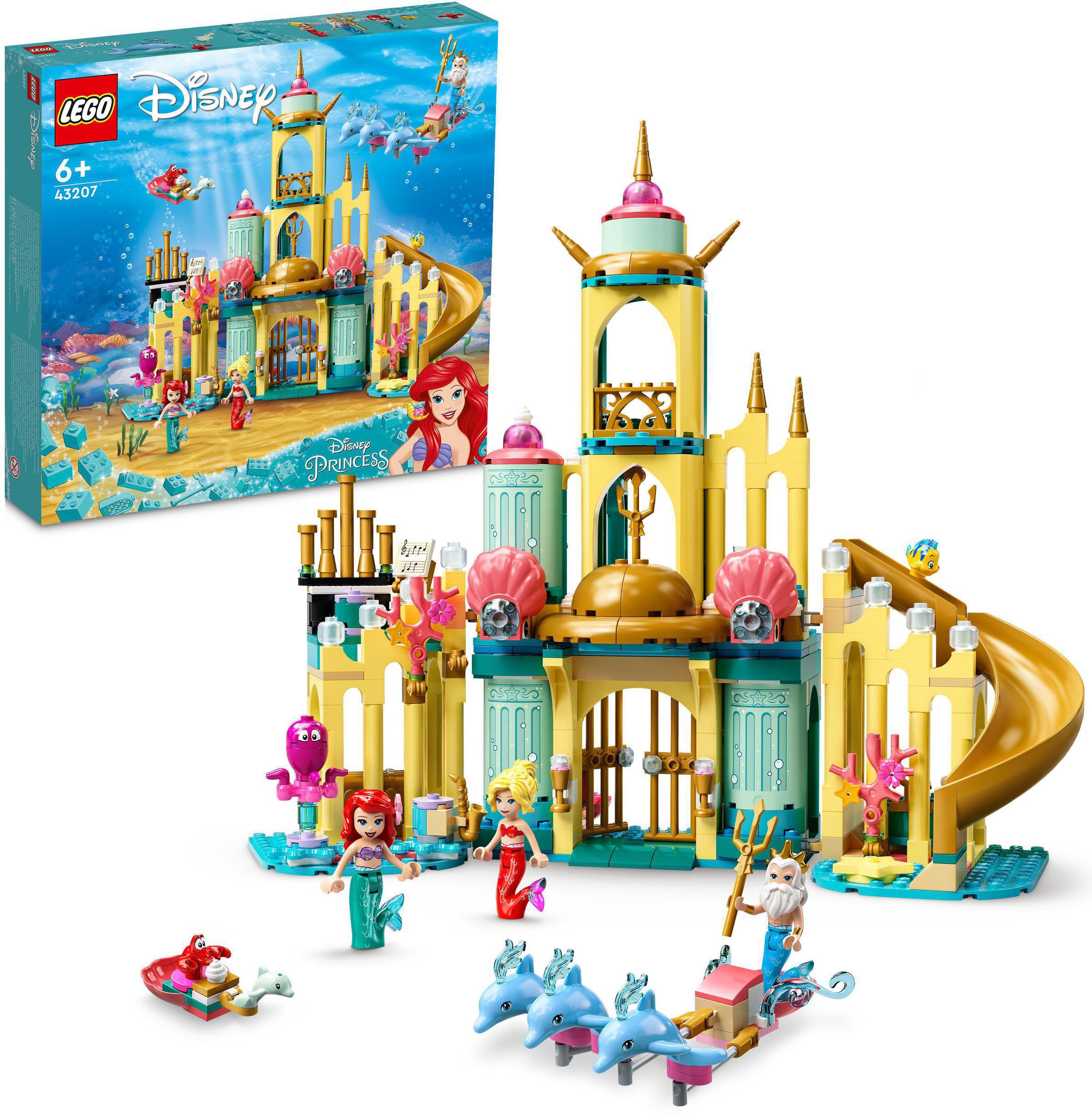 Image of LEGO® Konstruktionsspielsteine »Arielles Unterwasserschloss (43207), LEGO® Disney Princess«, (498 St.), Made in Europe bei Ackermann Versand Schweiz