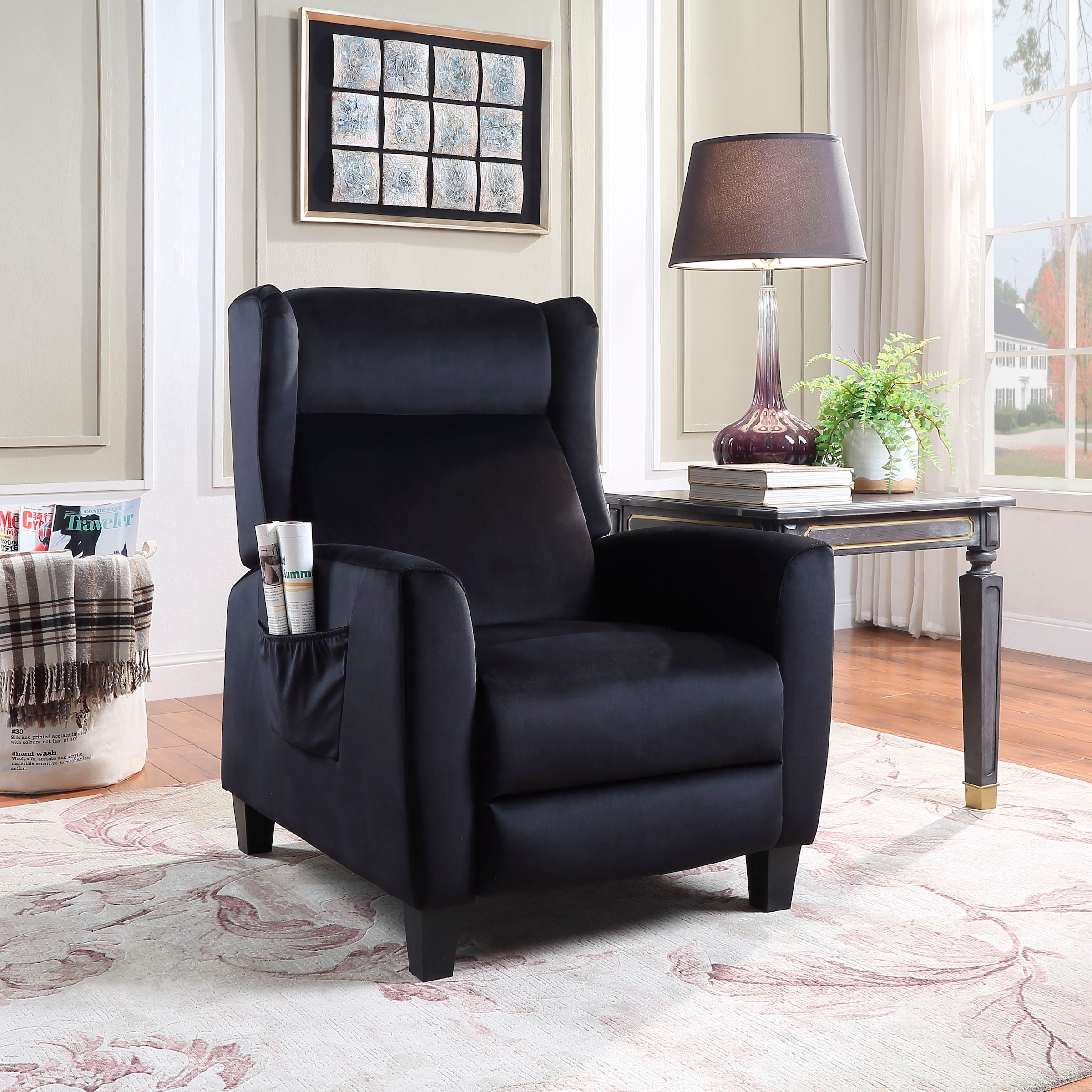 Image of ATLANTIC home collection TV-Sessel "Timon" klassischer Ohrensessel mit Relaxfunktion und praktischer Seitentasche