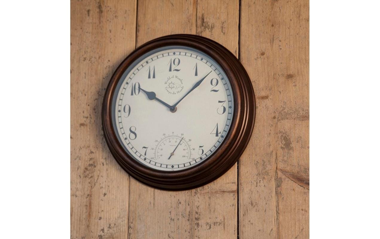 esschert design Wanduhr »Esschert Design Braun«