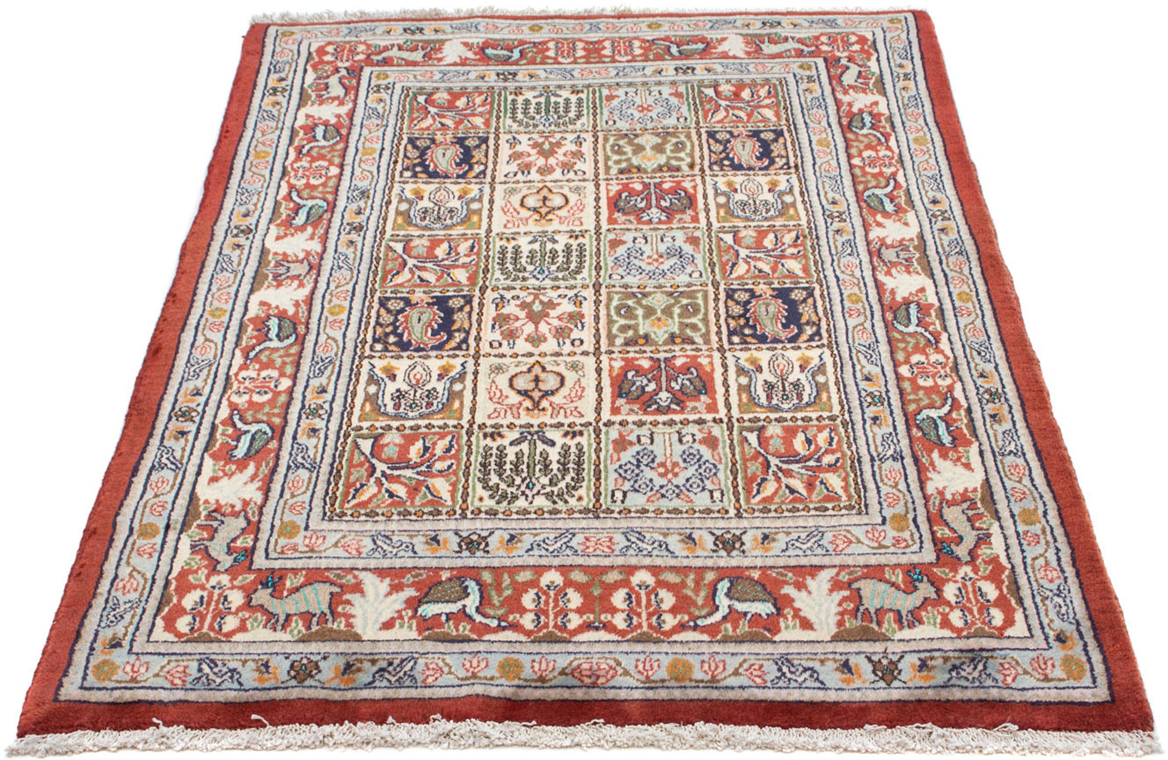 Image of morgenland Orientteppich »Perser - Classic - 143 x 96 cm - mehrfarbig«, rechteckig, 10 mm Höhe, Wohnzimmer, Handgeknüpft, Einzelstück mit Zertifikat bei Ackermann Versand Schweiz