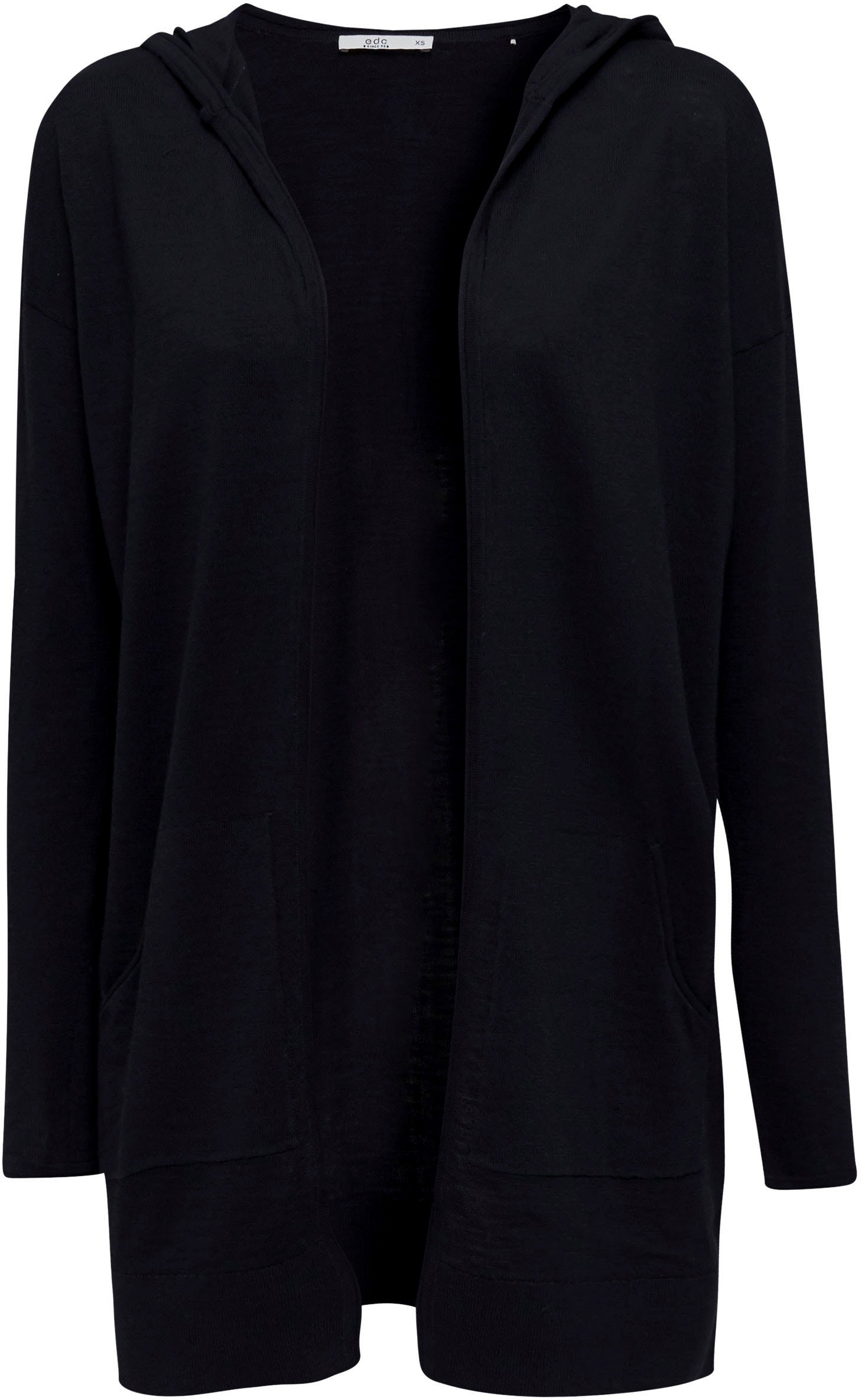 Image of edc by Esprit Longstrickjacke, mit aufgesetzten Kängurutaschen bei Ackermann Versand Schweiz