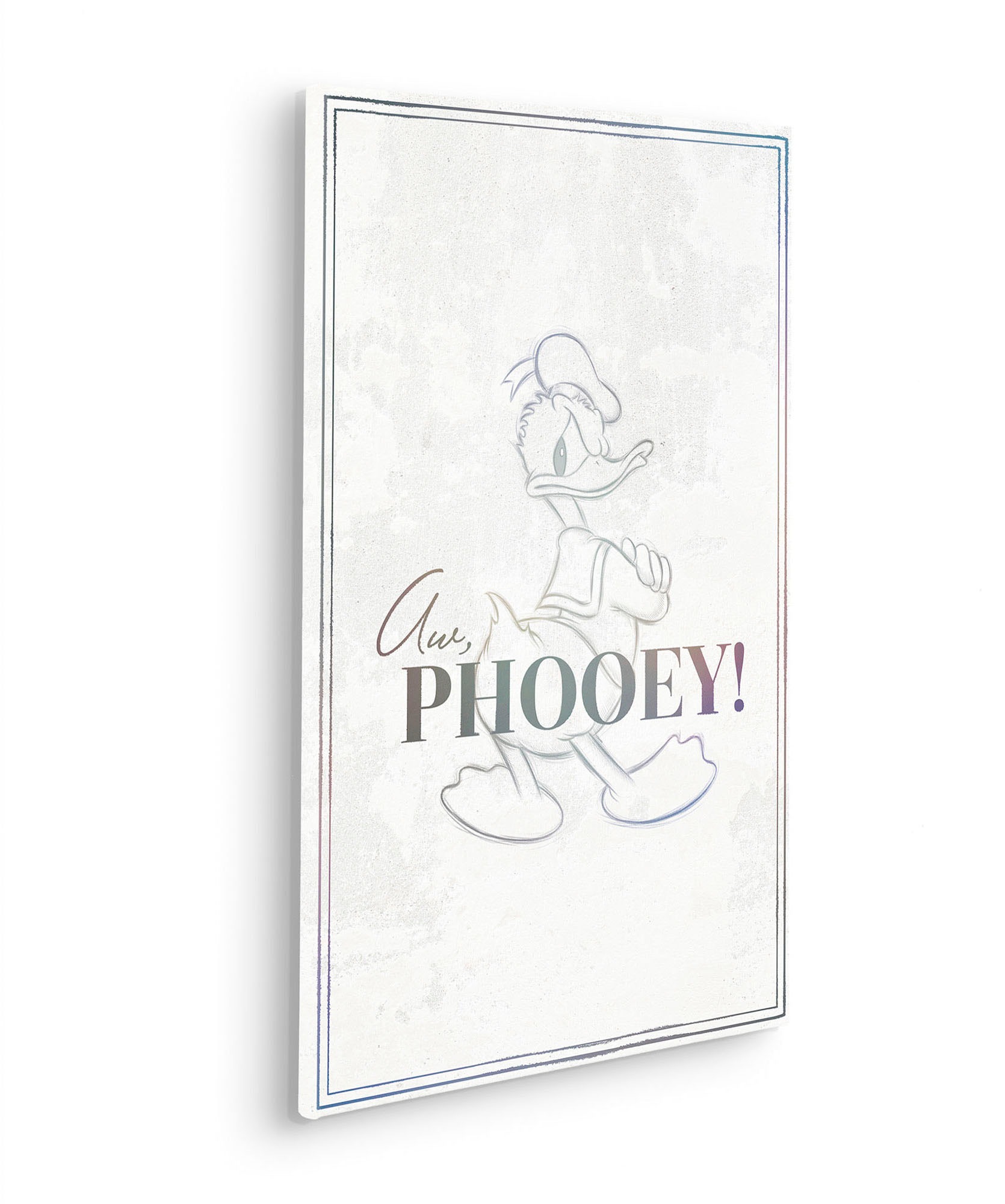 Komar Leinwandbild »Donald Duck Phooey! - Grösse 40 x 60 cm«, Disney, (1 St., 40 x 60 cm (Breite x Höhe), Keilrahmenbild mit Echtholzrahmen, Kinderzimmer