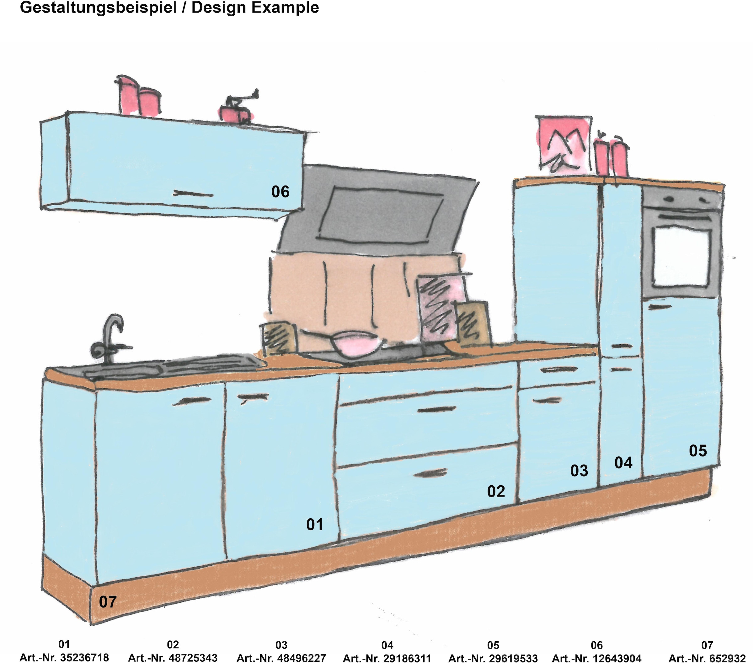 ♕ OPTIFIT Spülenschrank »Cara«, Breite 100 cm versandkostenfrei auf