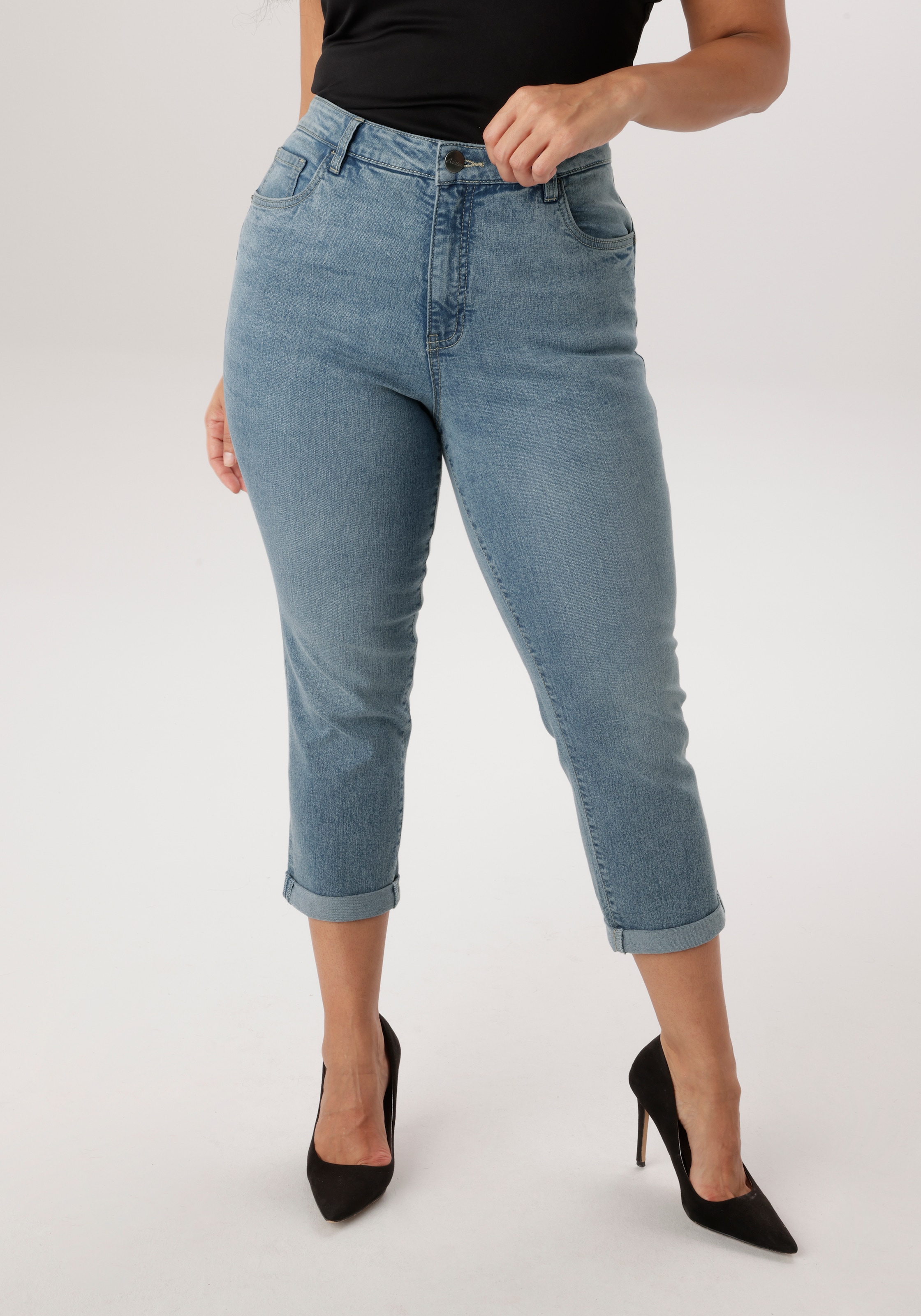 Image of Aniston PLUS 7/8-Jeans im 5-Pocket-Style