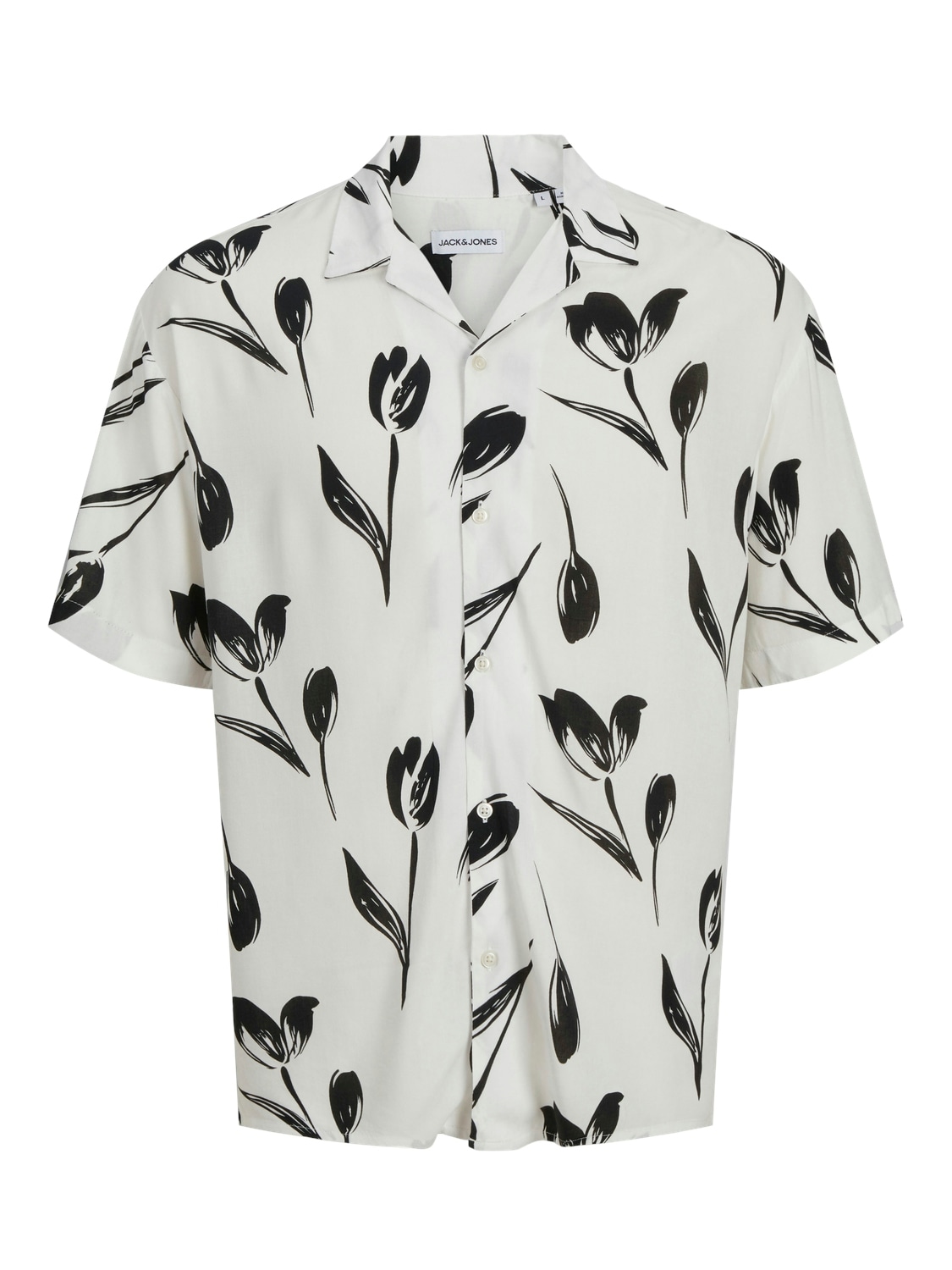 Image of Jack & Jones Kurzarmhemd "JJEJEFF CHARGE RESORT SHIRT SS SN" mit All-Over Print