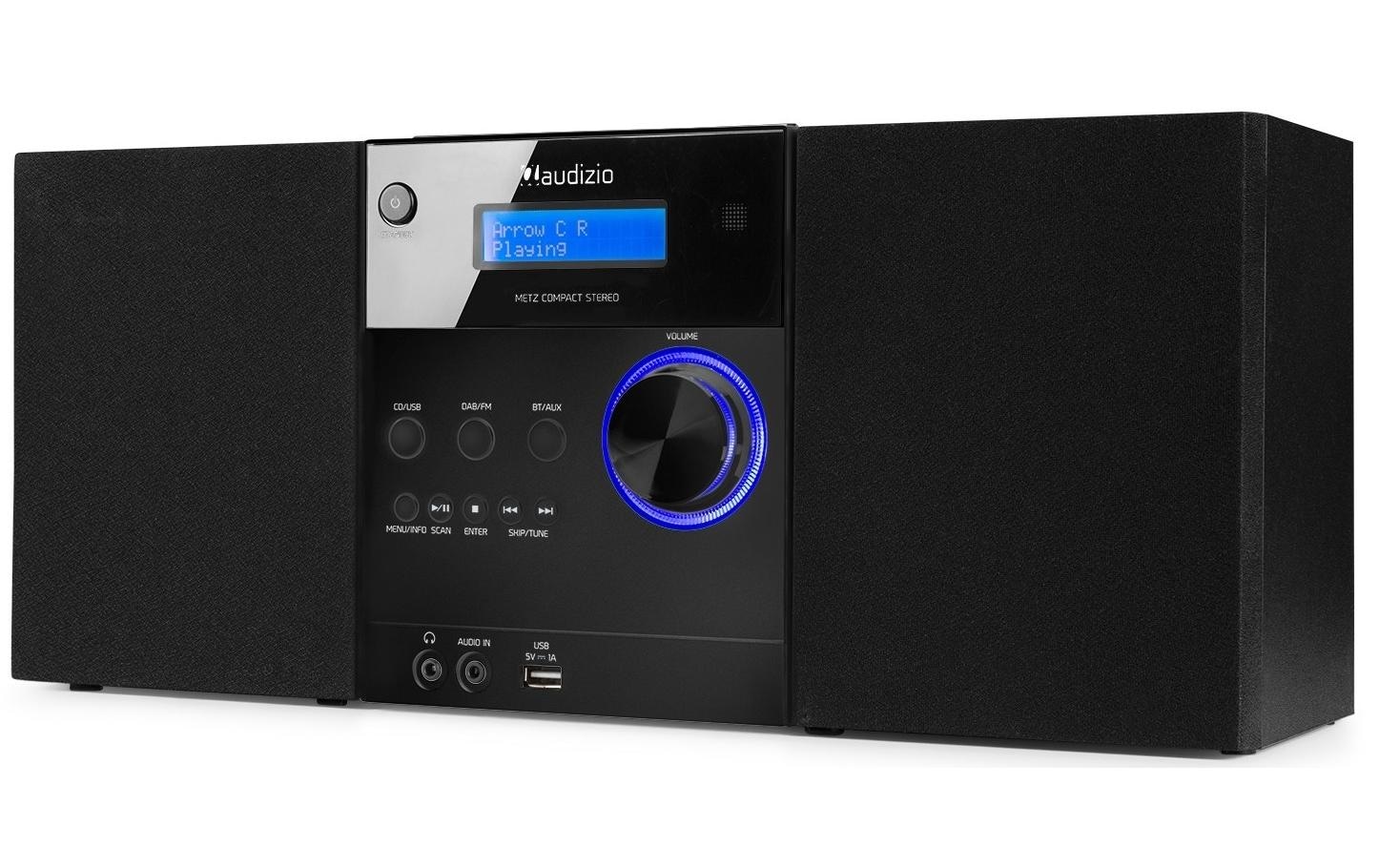 Stereoanlage »Audizio Metz«, (FM-Tuner-Digitalradio (DAB+) 30 W)