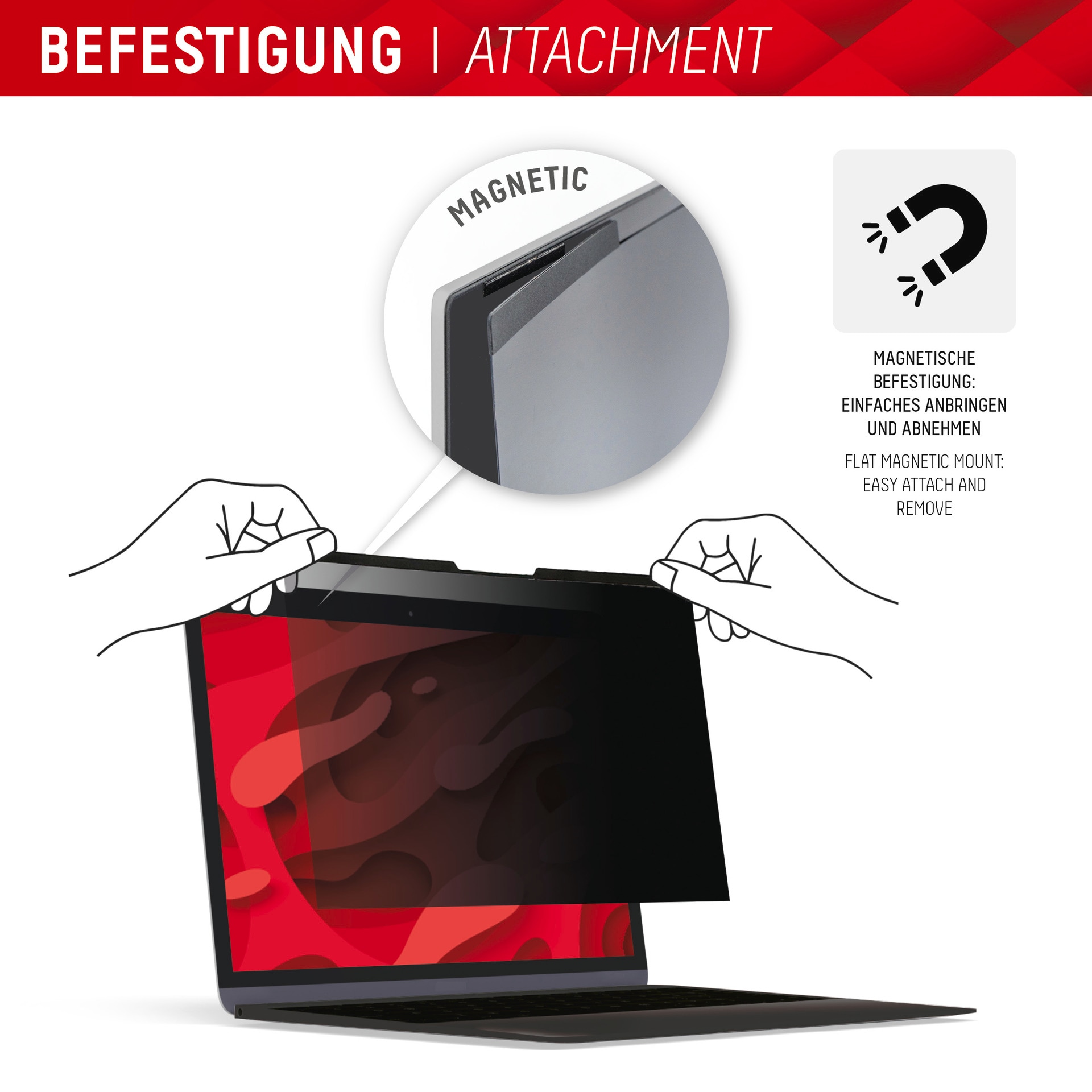 Displex Displayschutzfolie »Tablet Privacy Safe«, für Apple iPad 10,2 (7/8/9 Gen), Blickschutzfolie, Schutzfolie, Bildschirmschutz, kratz- & stossfest