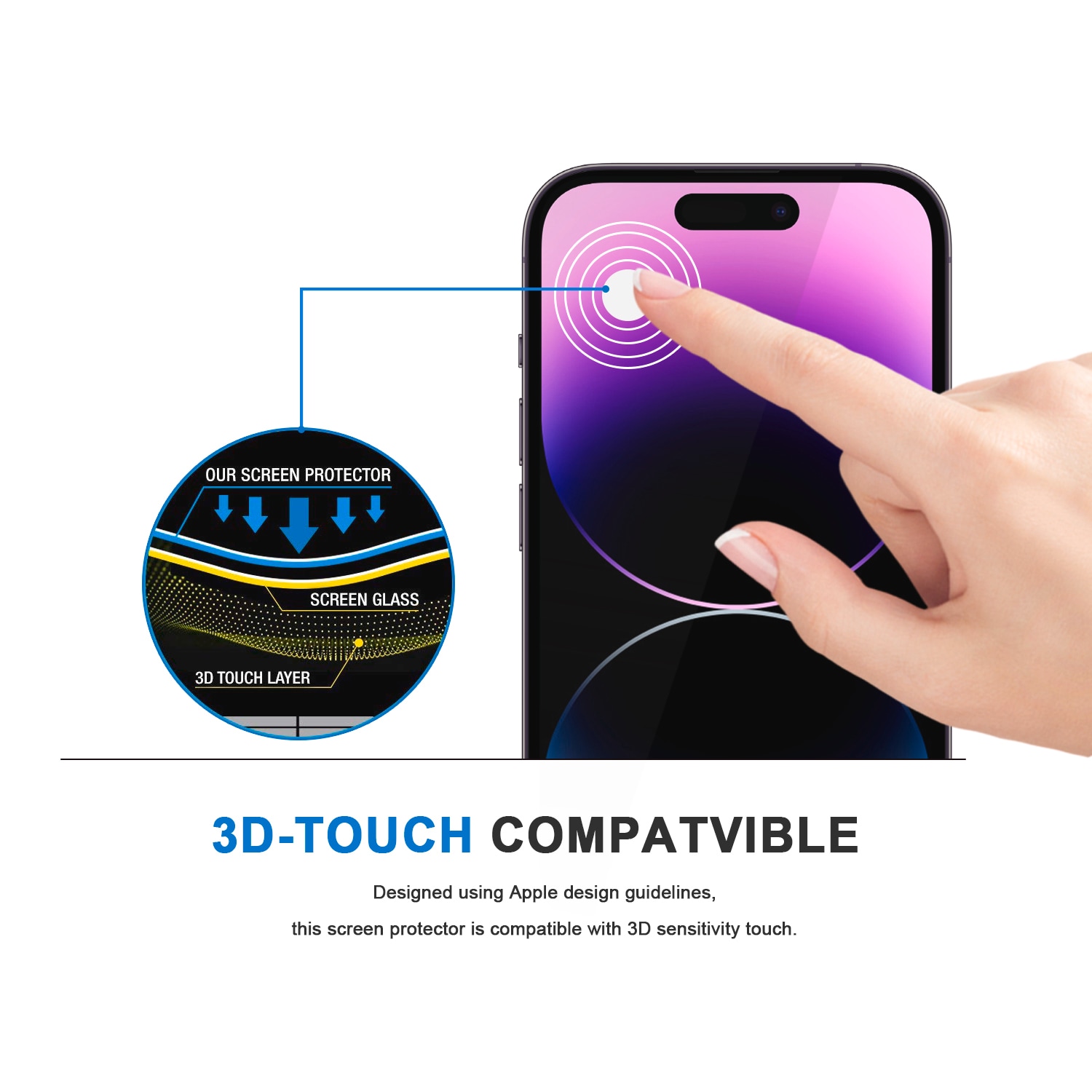 4smarts Displayschutzglas »Second Glass Privacy (10x) Service Kit für Apple iPhone 16e«, für Apple iPhone 16e, Displayschutzfolie, Schutzfolie, Bildschirmschutz, kratz- & stossfest