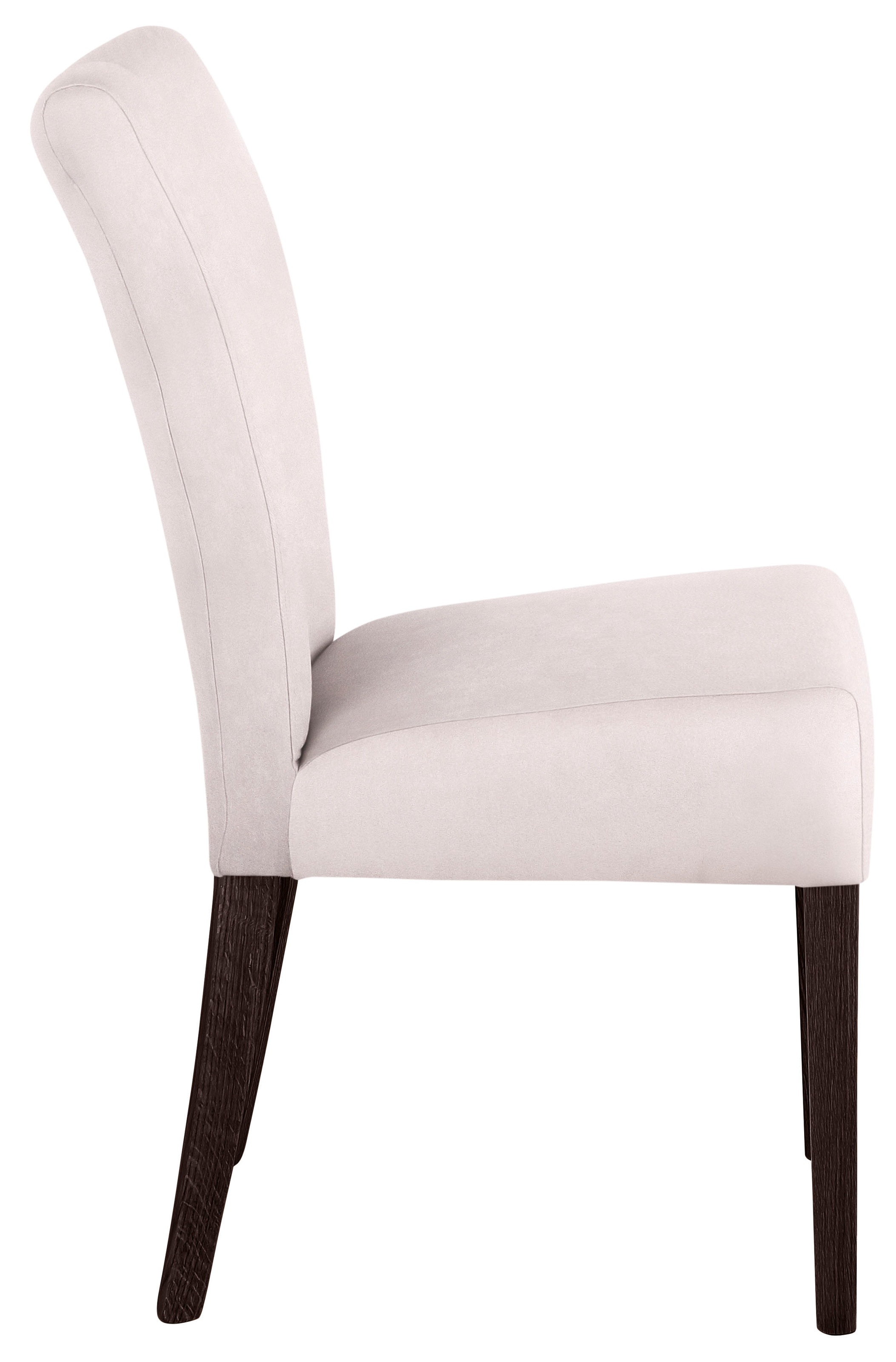 Home affaire Esszimmerstuhl "Queen" (Set) 4 Stk.Beine aus massiver Buche, wengefarben lackiert, Polsterstuhl