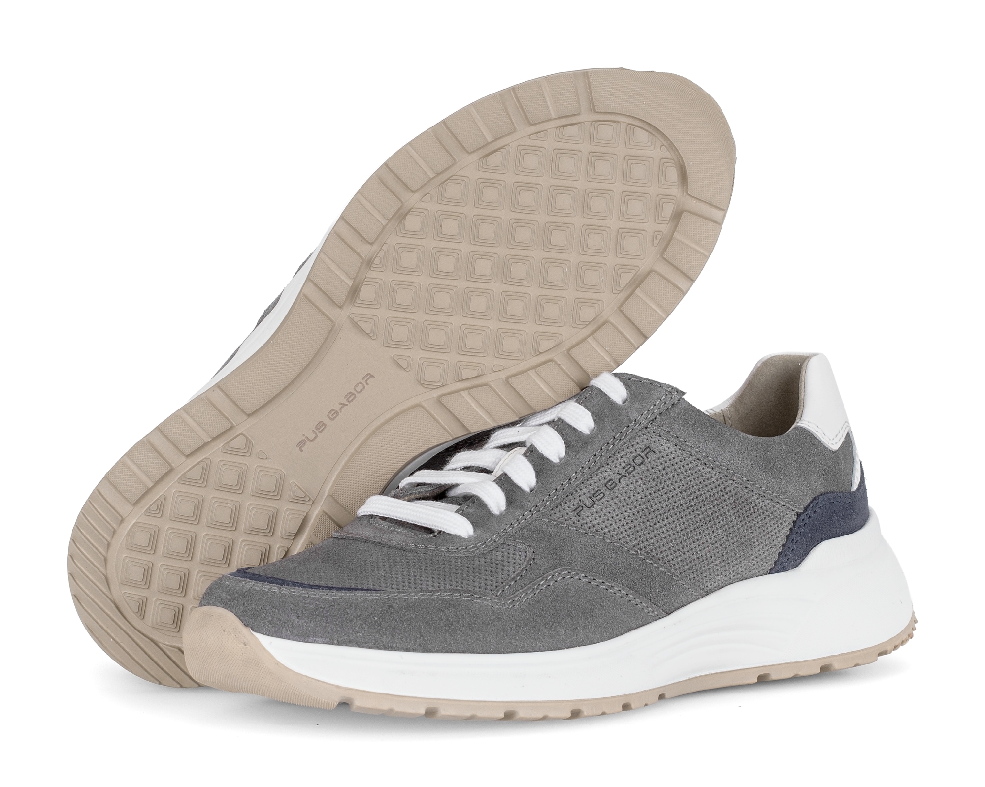 Pius Gabor Sneakers  , chaussure de loisirs, chaussure basse, chaussure à lacets avec empiècements contrastés, largeur G
