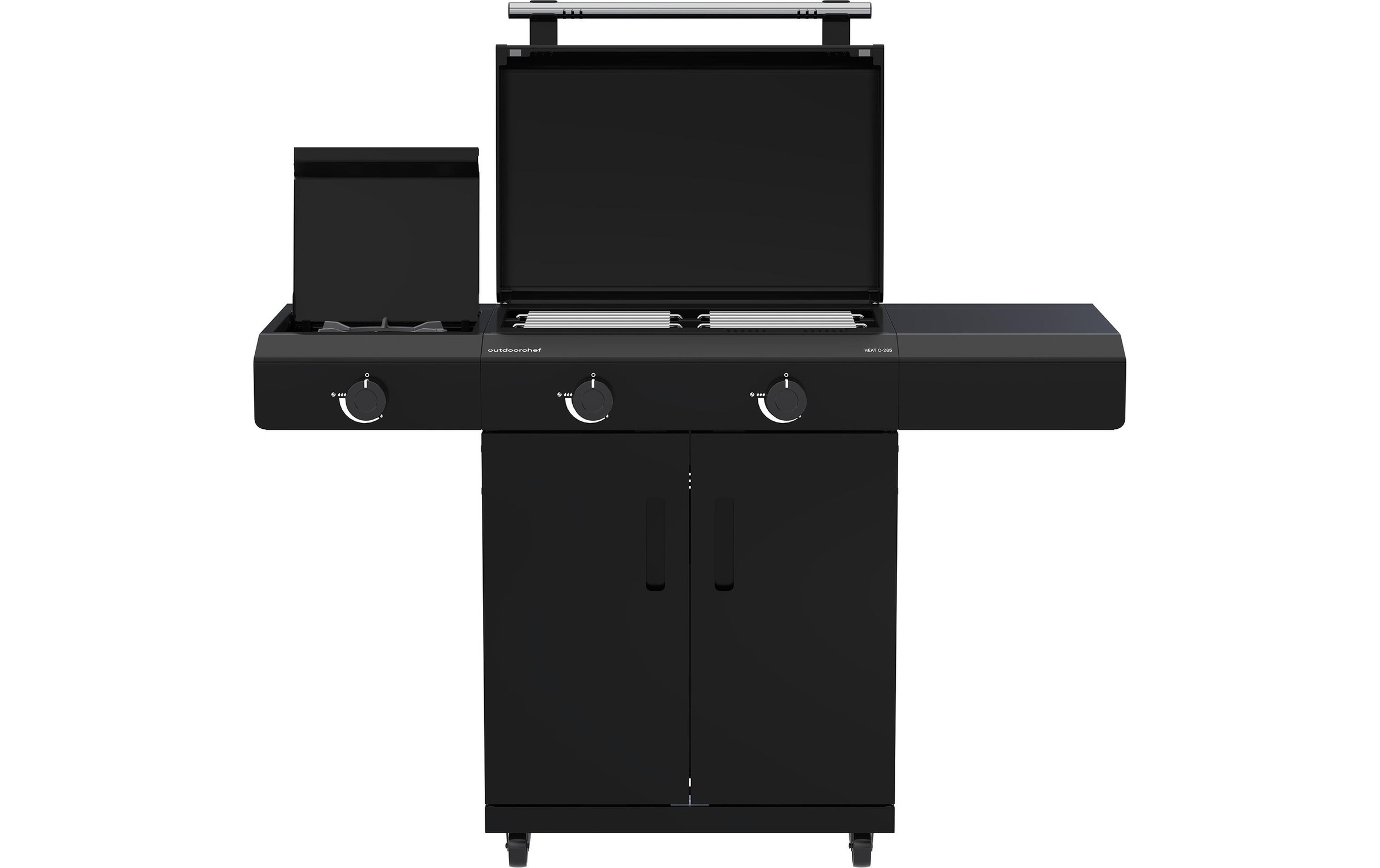 OUTDOORCHEF Gasgrill »Heat C-265« Leistungsstarke Grillstation-Planchagrill