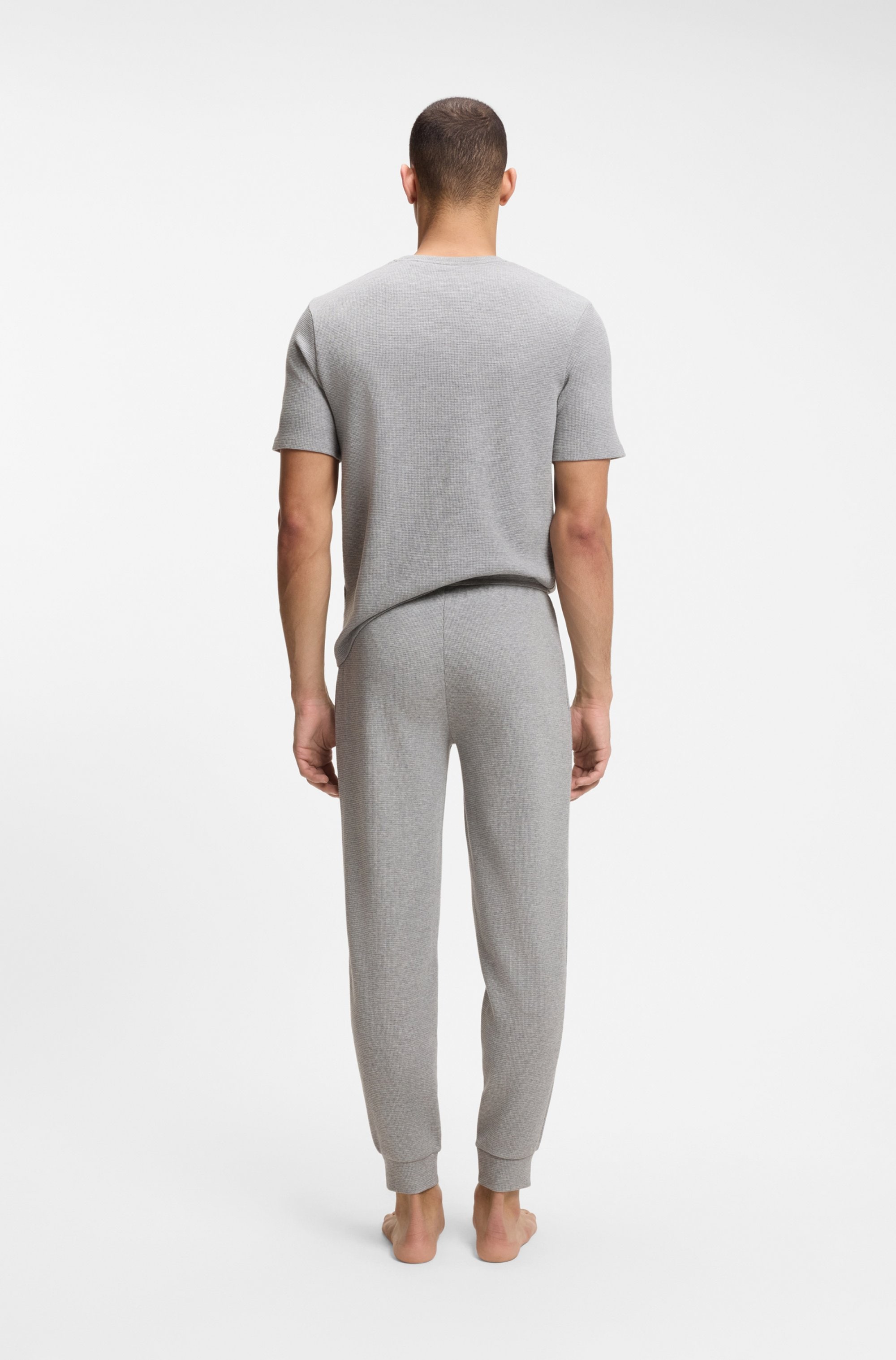 BOSS Pantalon de pyjama »Waffle Pants Cuf«