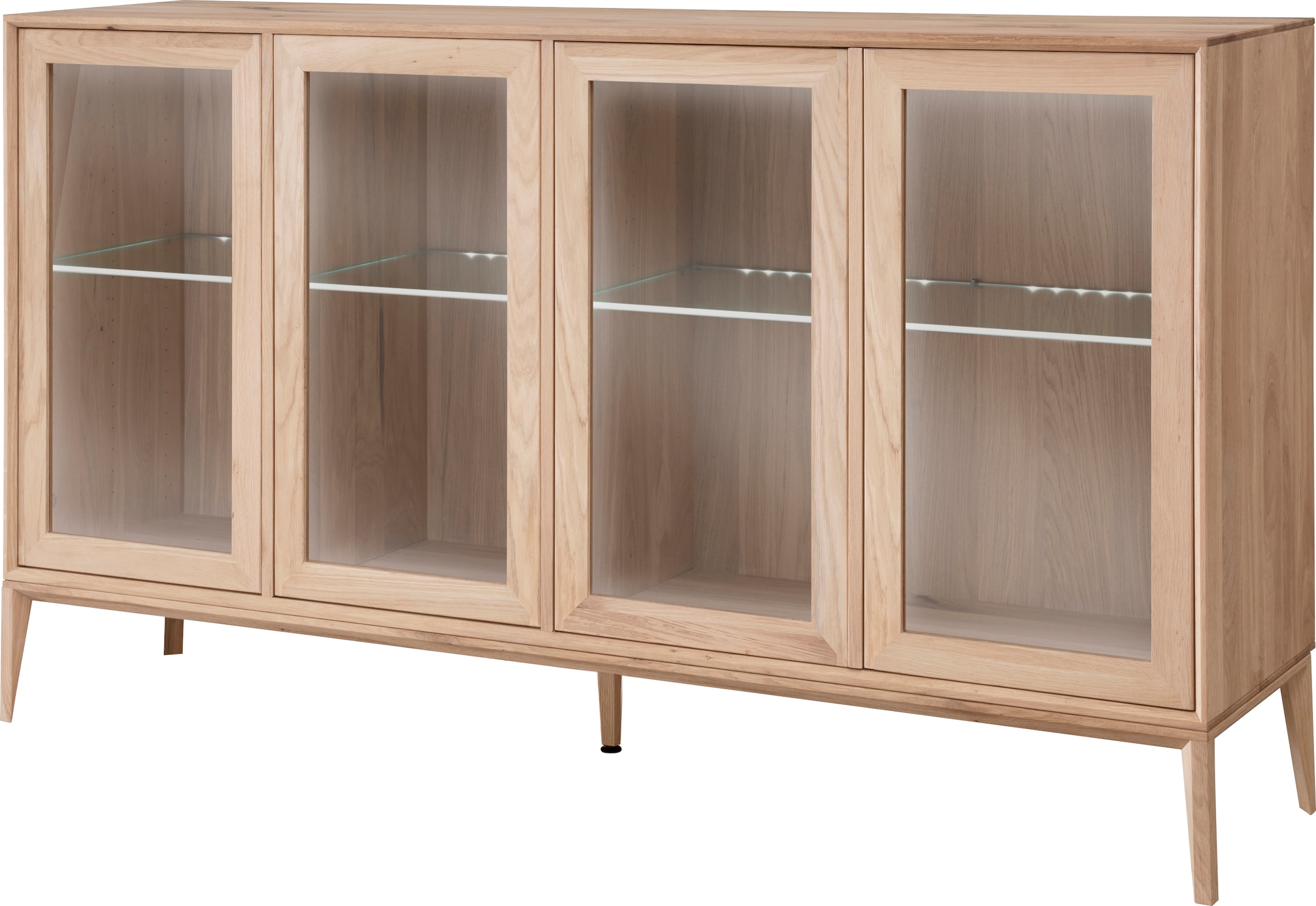 Image of Home affaire Sideboard "Koda" inklusive Beleuchtung, Glasböden verstellbar
