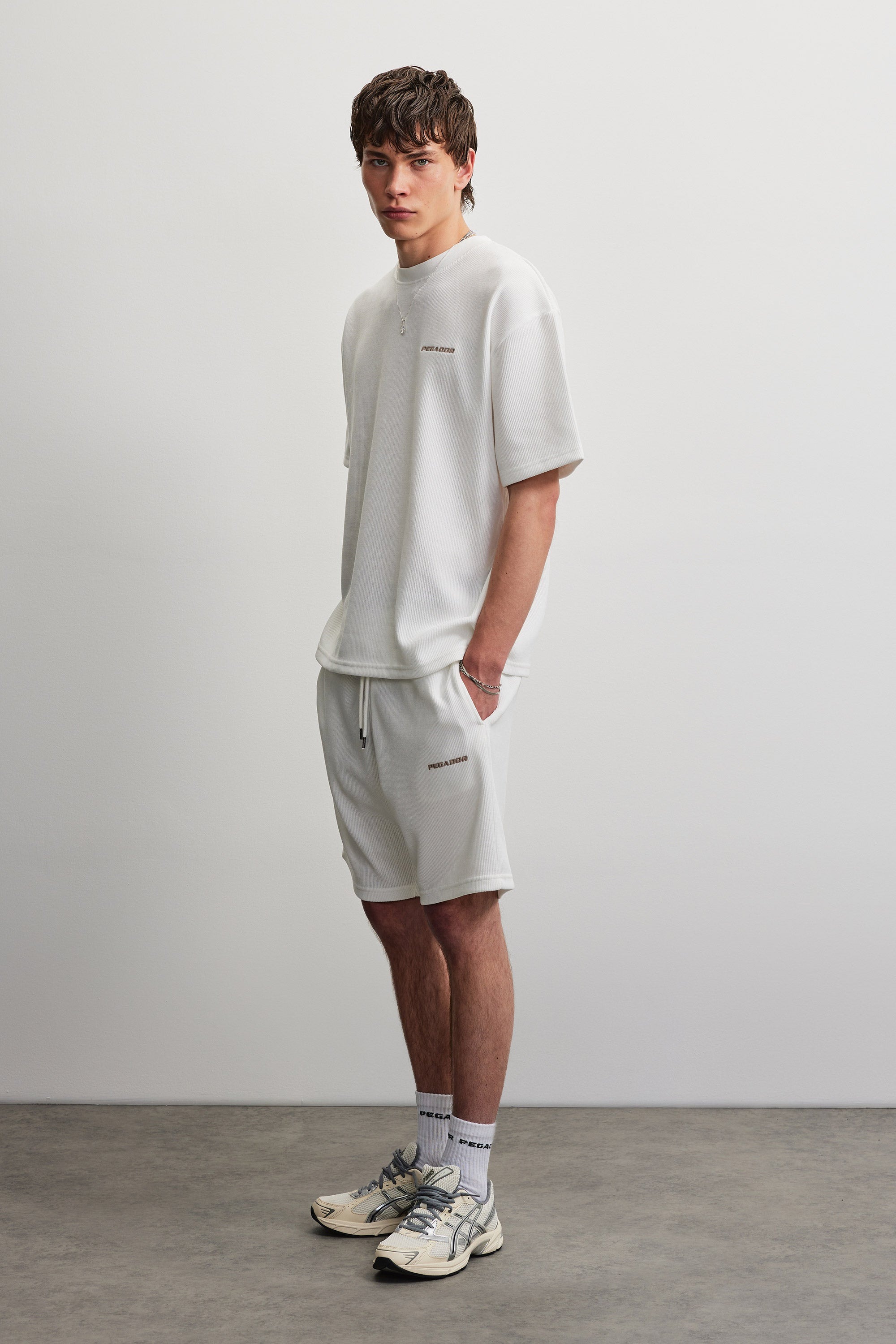 PEGADOR Rundhalsshirt »LAGOS OVERSIZED SOFT RIB TEE«
