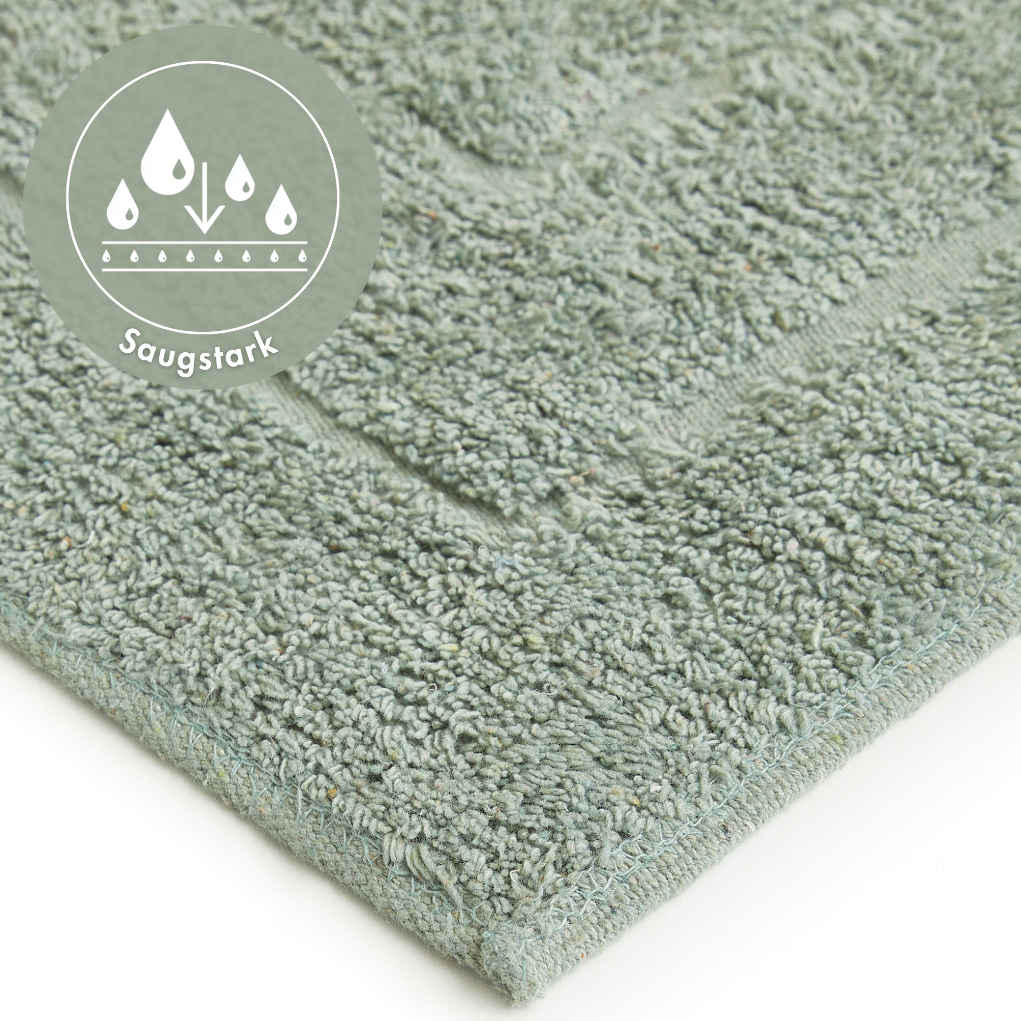 Andiamo Badematte »Havanna, 50x80 cm« Höhe 7,5 mm fussbodenheizungsgeeignet | schnell trocknend Badteppich, Uni Farben, Hoch-Tief Effekt, verschiedene Designs