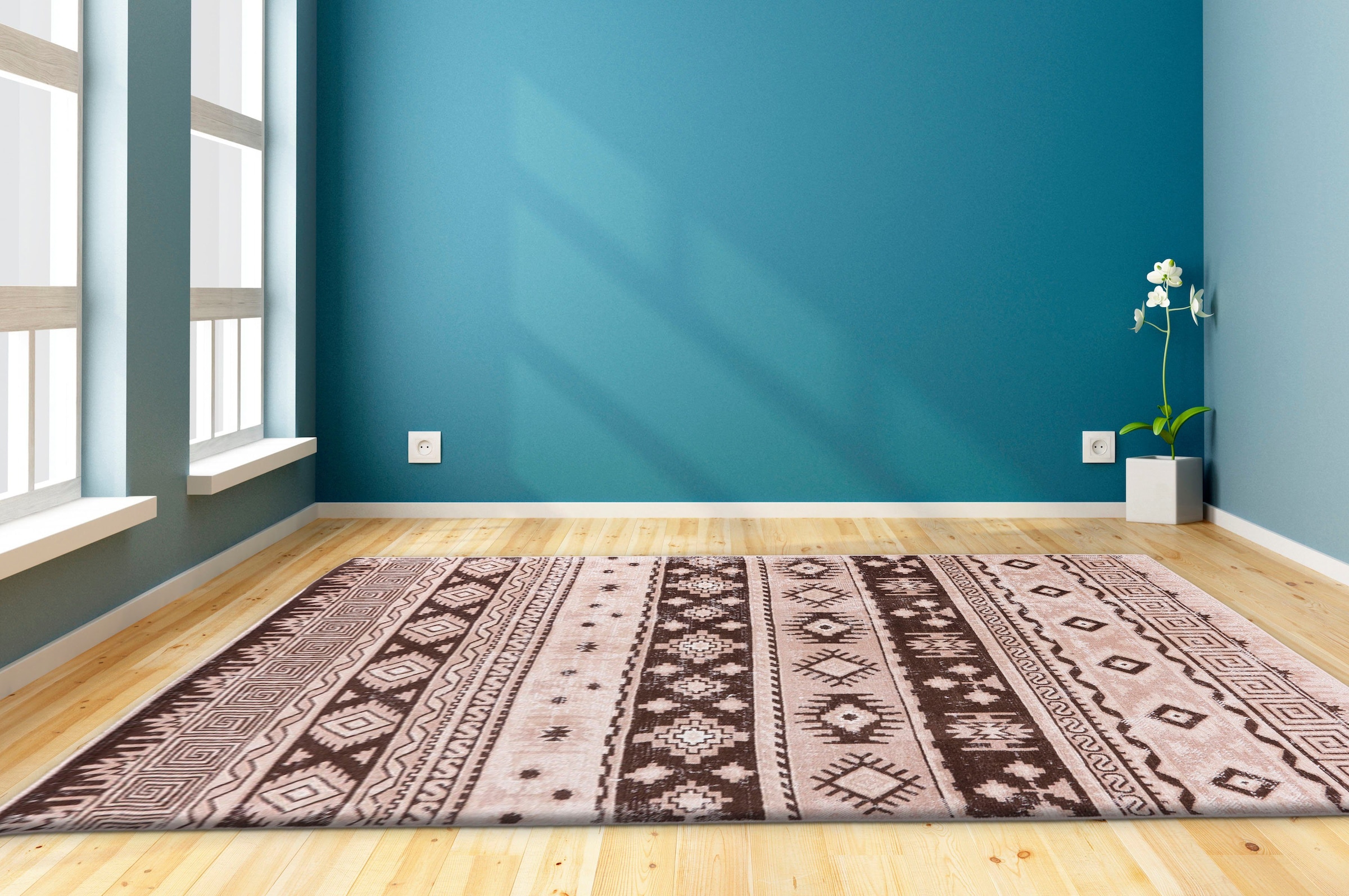 my home Tapis »Pierre« Rectangulaire 6 mm Höhe vintage, Wohnzimmer