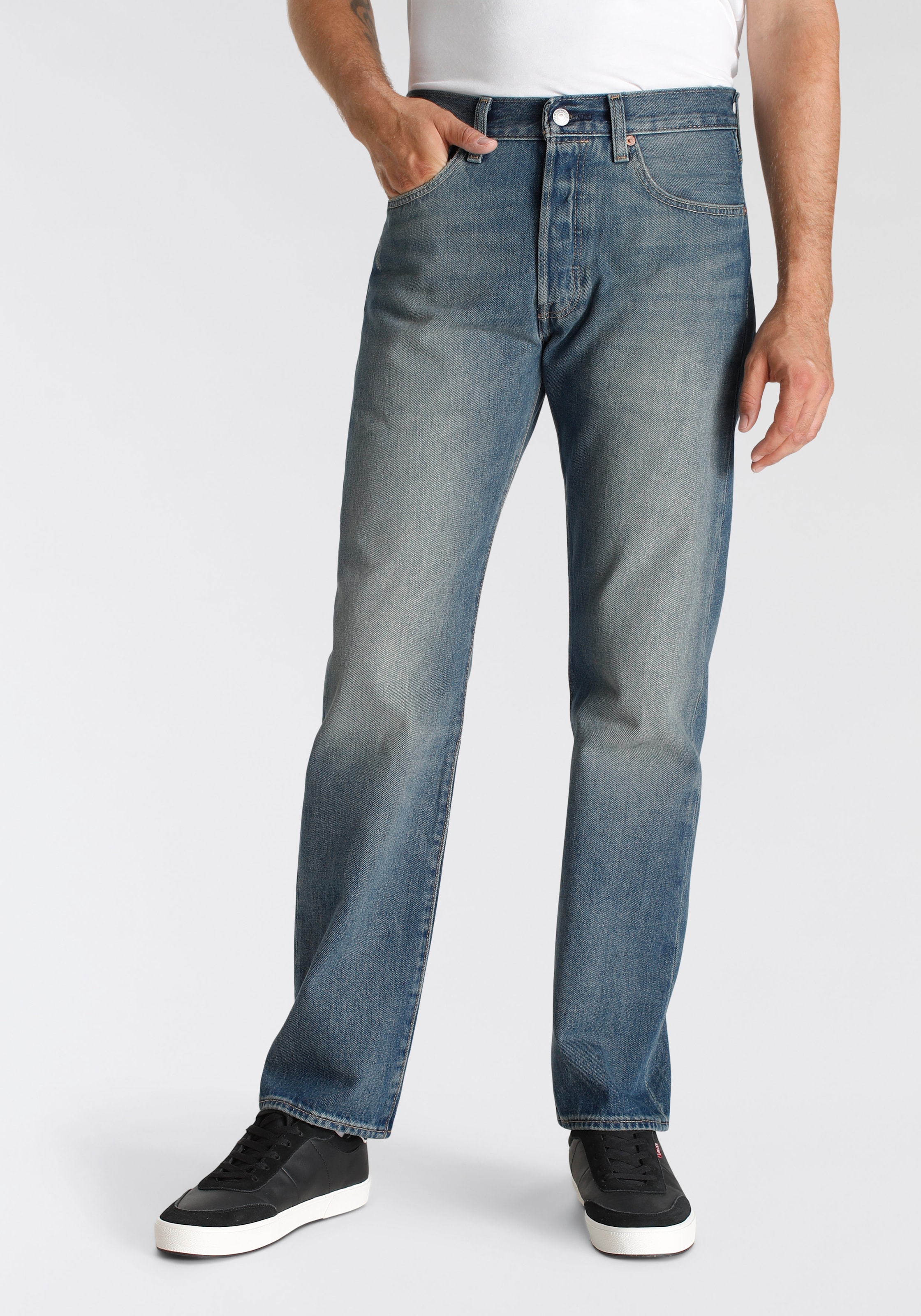 Levi's® Straight-Jeans »501 LEVI'S ORIGINAL«, mit Markenlabel