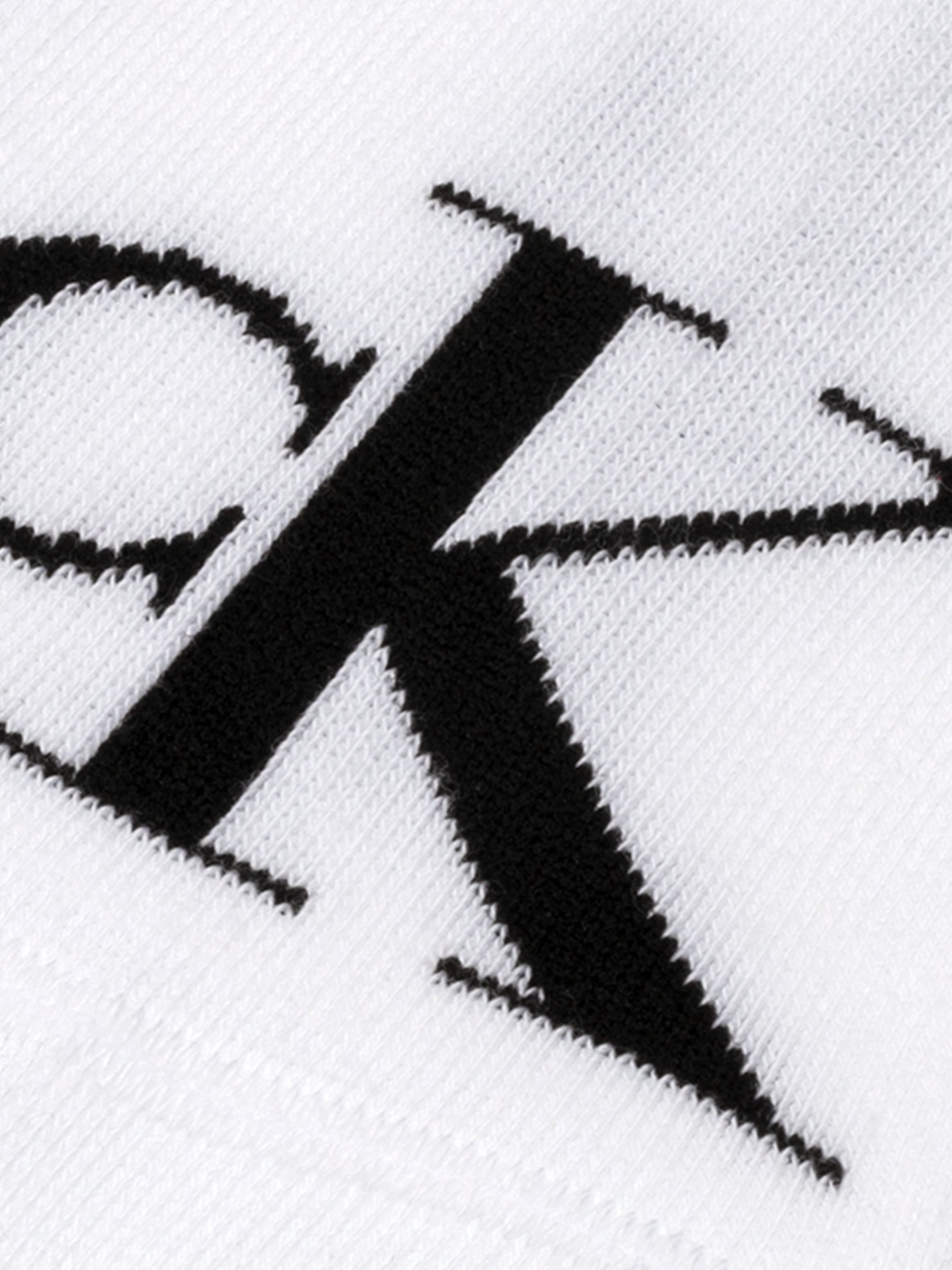 Calvin Klein Jeans Sneakersocken »CKJ WOMEN SNEAKER MONOGRAM« 2 Paar,  Rippenbündchen, Logostickerei vorn