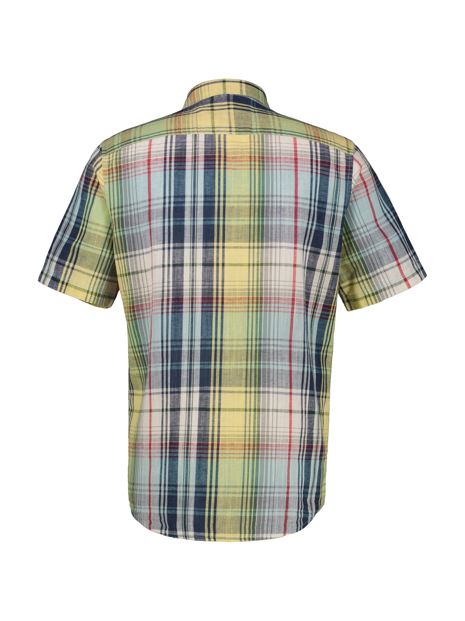 LERROS Karohemd mit Logo Stickerei