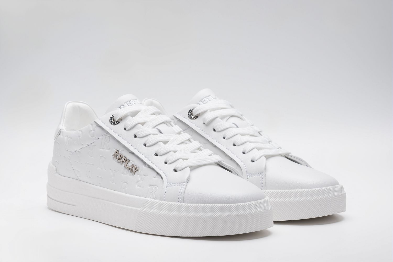 Image of Replay Plateausneaker Schnürschuh, Halbschuh, Freizeitsneaker mit seitlichem Label