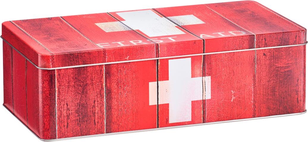 Image of Zeller Present Aufbewahrungsbox »First Aid«, Metall, rot bei Ackermann Versand Schweiz