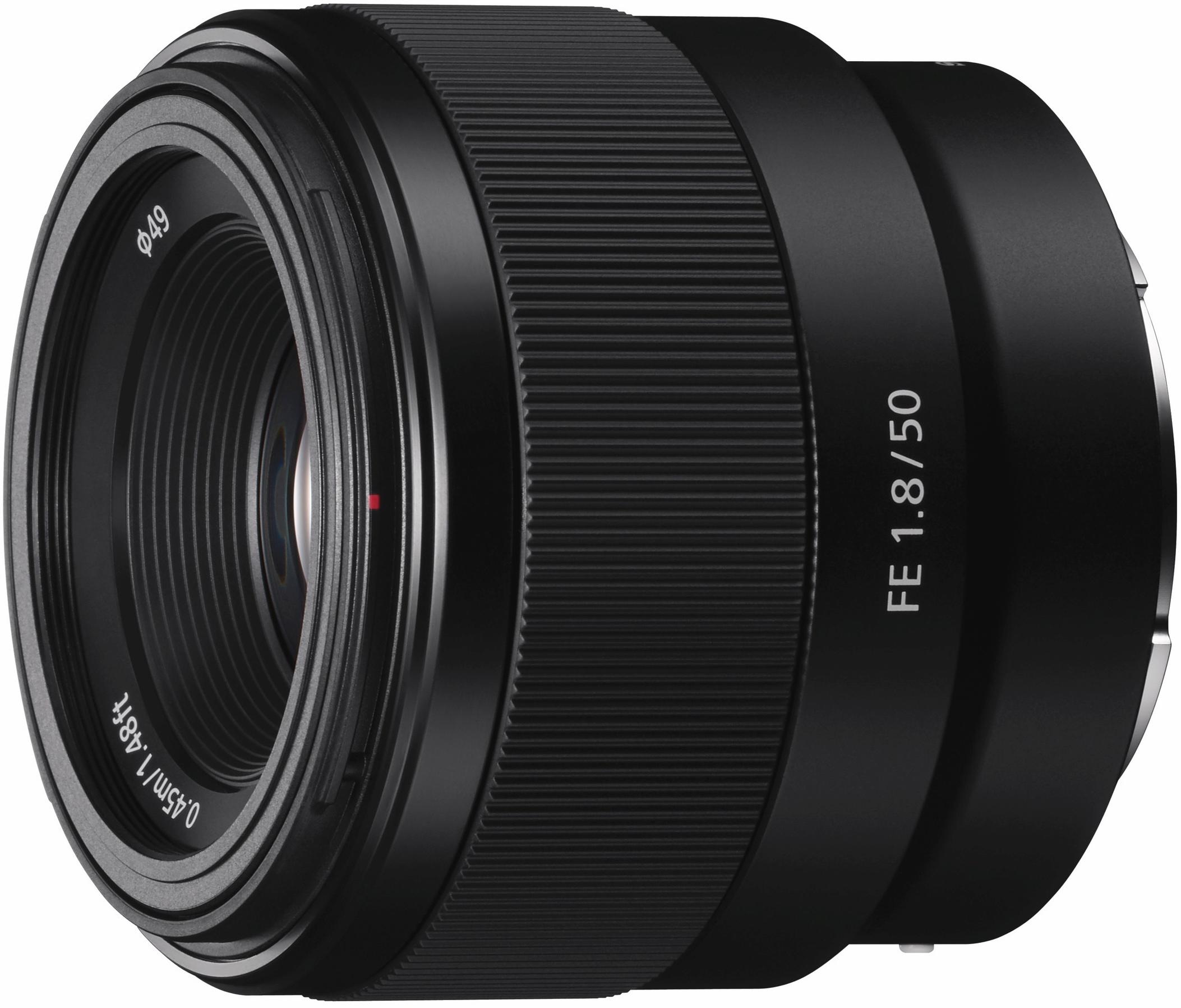 Sony Objektiv »SEL-50F18F E-Mount Vollformat«, FE 50mm F1.8 Vollformat E-Mount (APS-C-kompatibel mit 75mm)