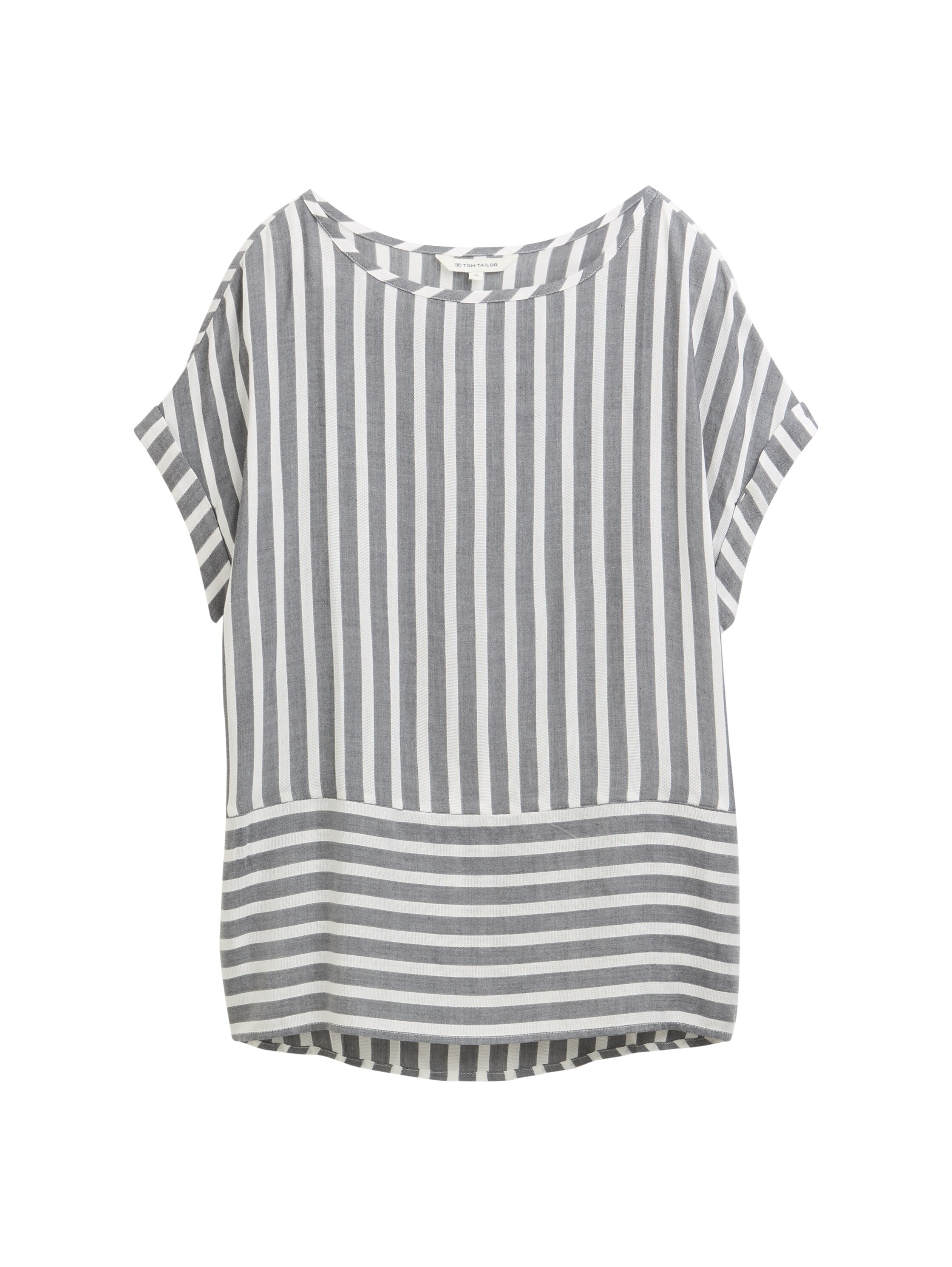 TOM TAILOR Shirtbluse, mit Streifen Muster