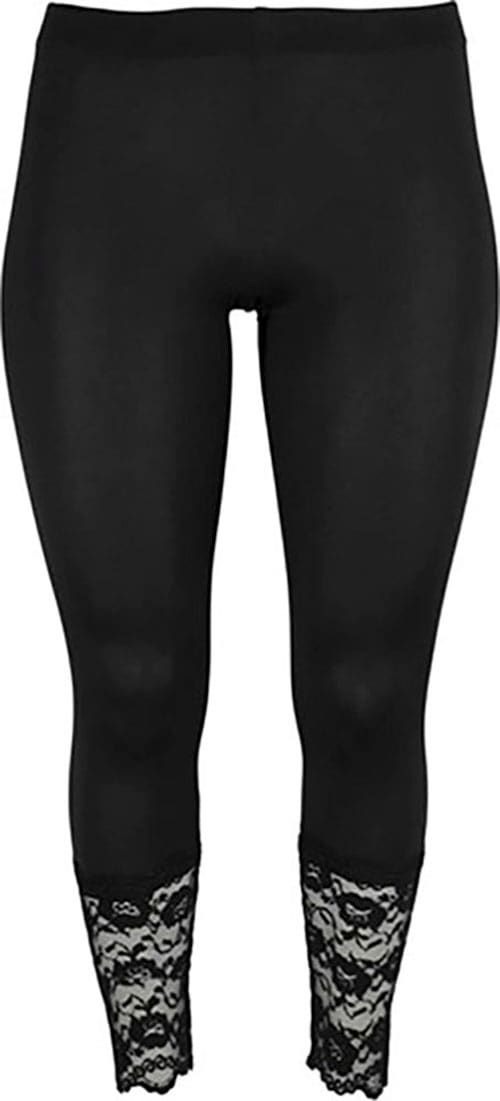 SANDGAARD Leggings, mit Spitze am Beinabschluss