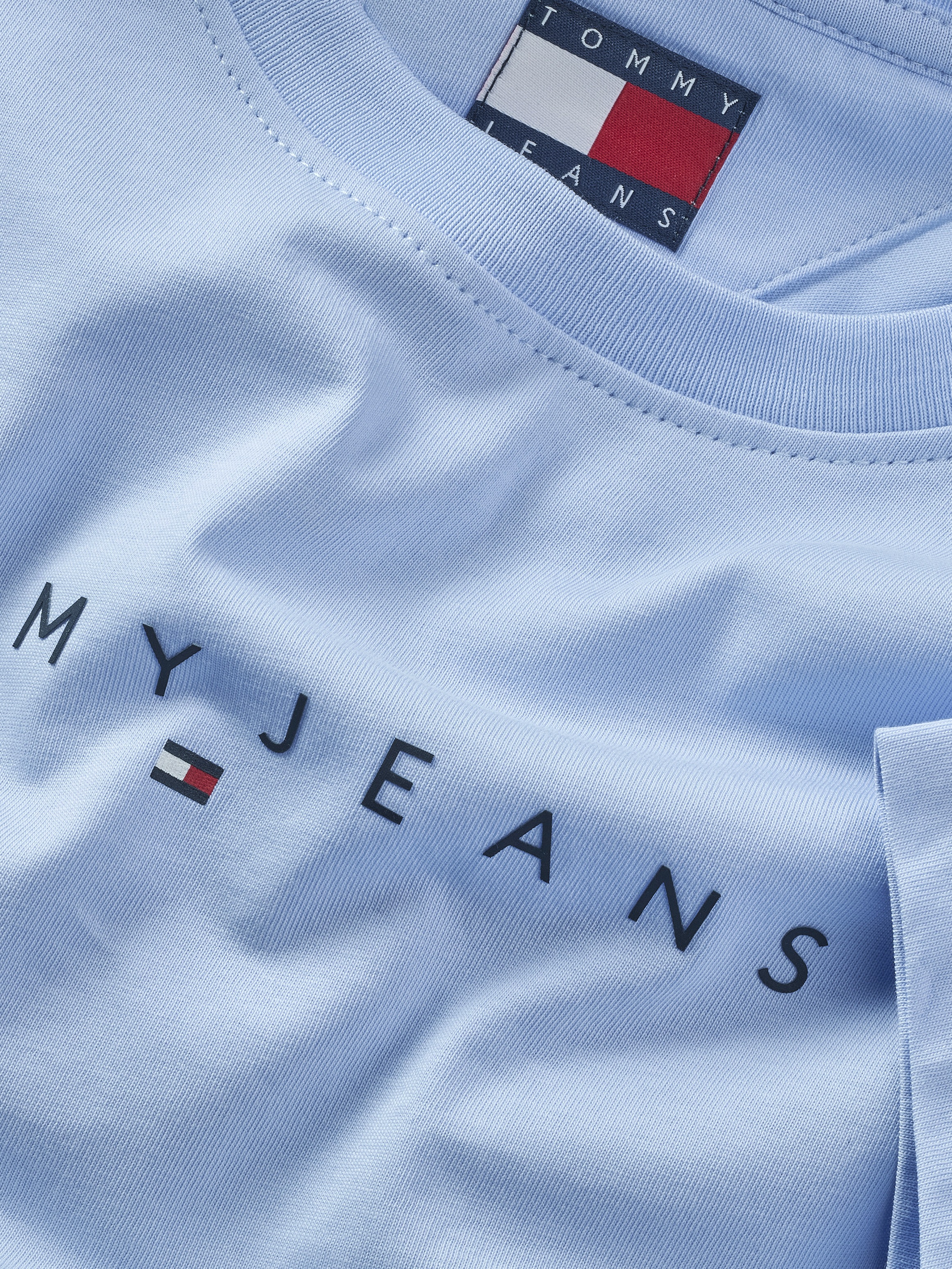 Tommy Jeans Kurzarmshirt »TJW SLIM LINEAR TEE EXT«, mit Logo-Schriftzug