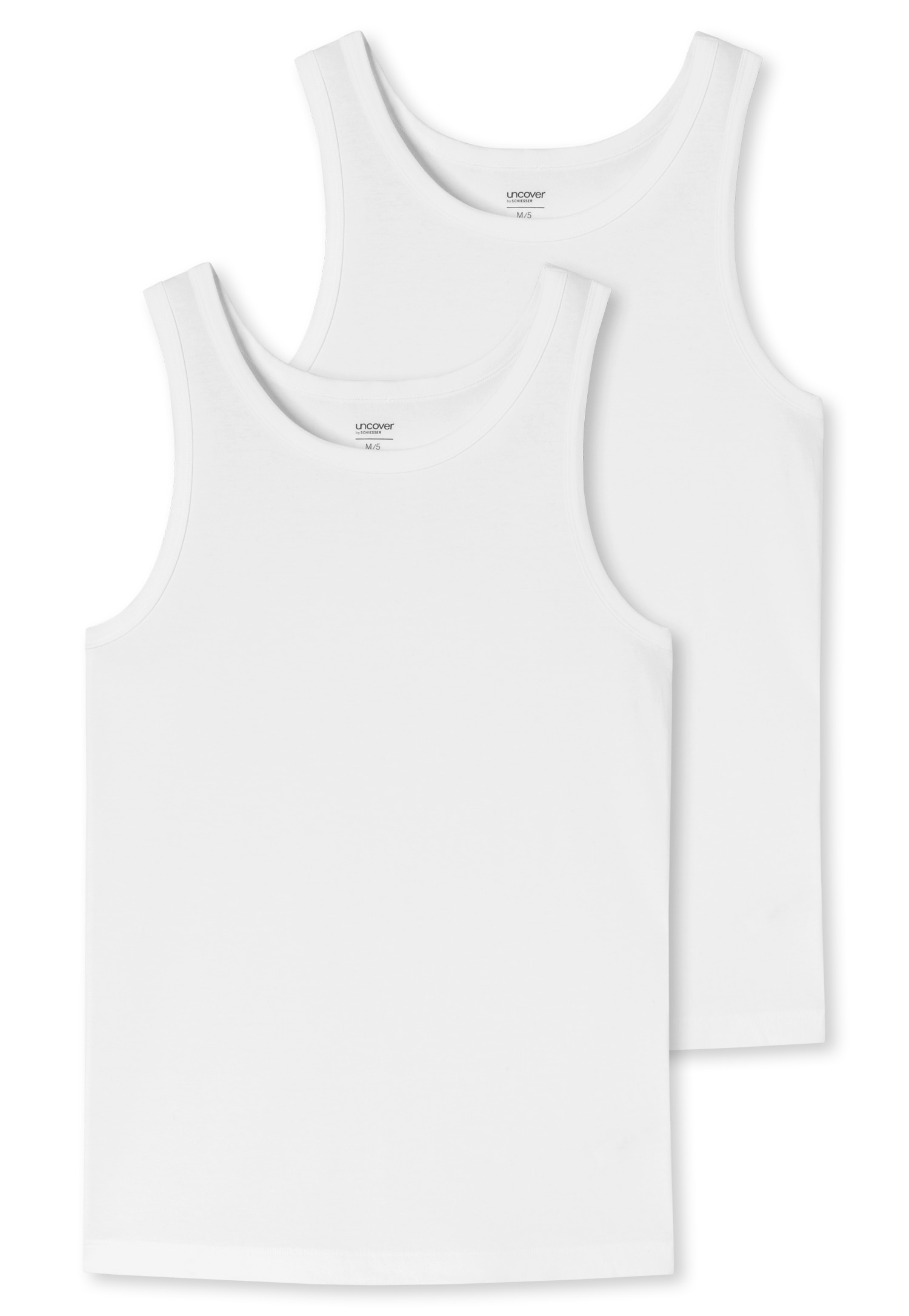 Image of uncover by SCHIESSER Unterhemd "Uncover Cotton" 2er Pack, Rundhals, elastisch, Cotton-Mix, Multipack