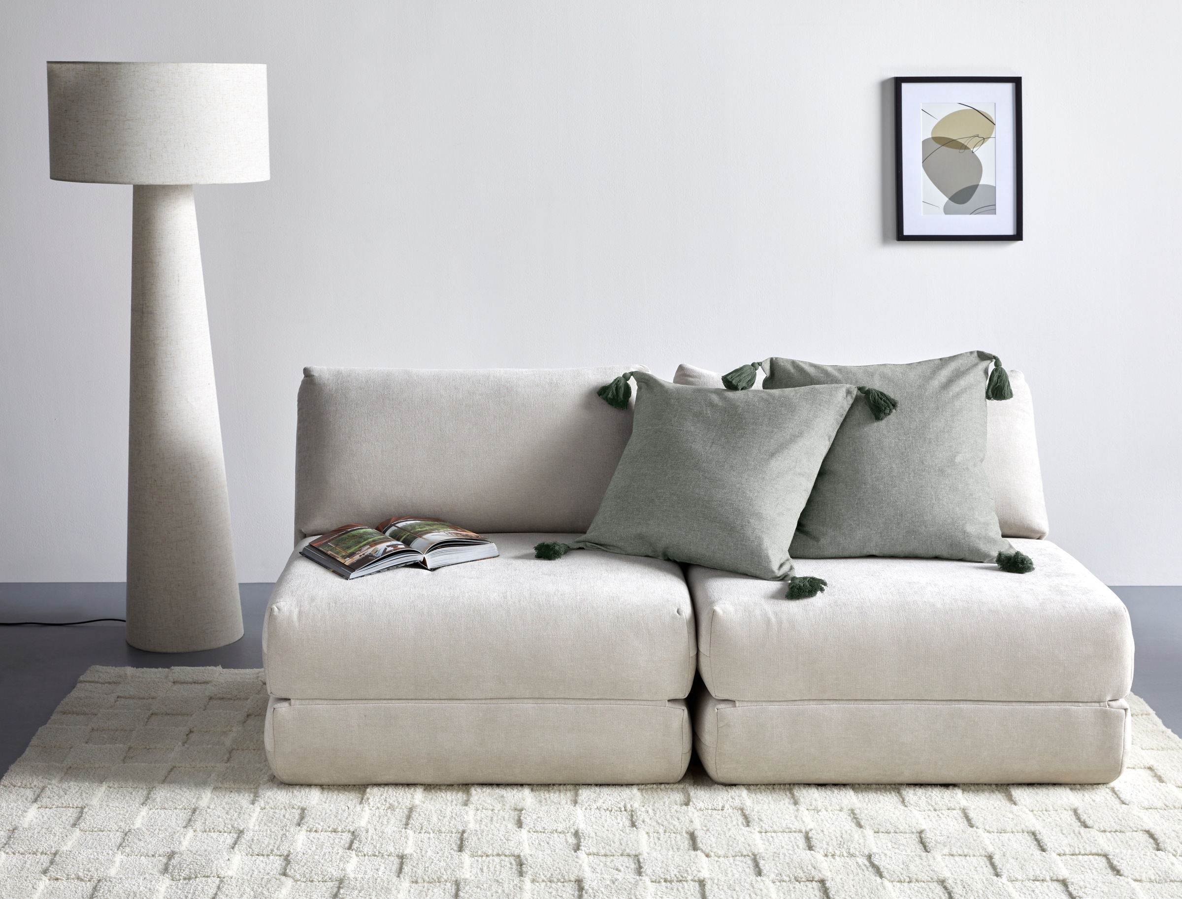 LeGer Home by Lena Gercke Kissenbezug »Jada«, (2 St.), Kissenhülle ohne Füllung, 2-er Set, modern und zeitloses Design, 50x50