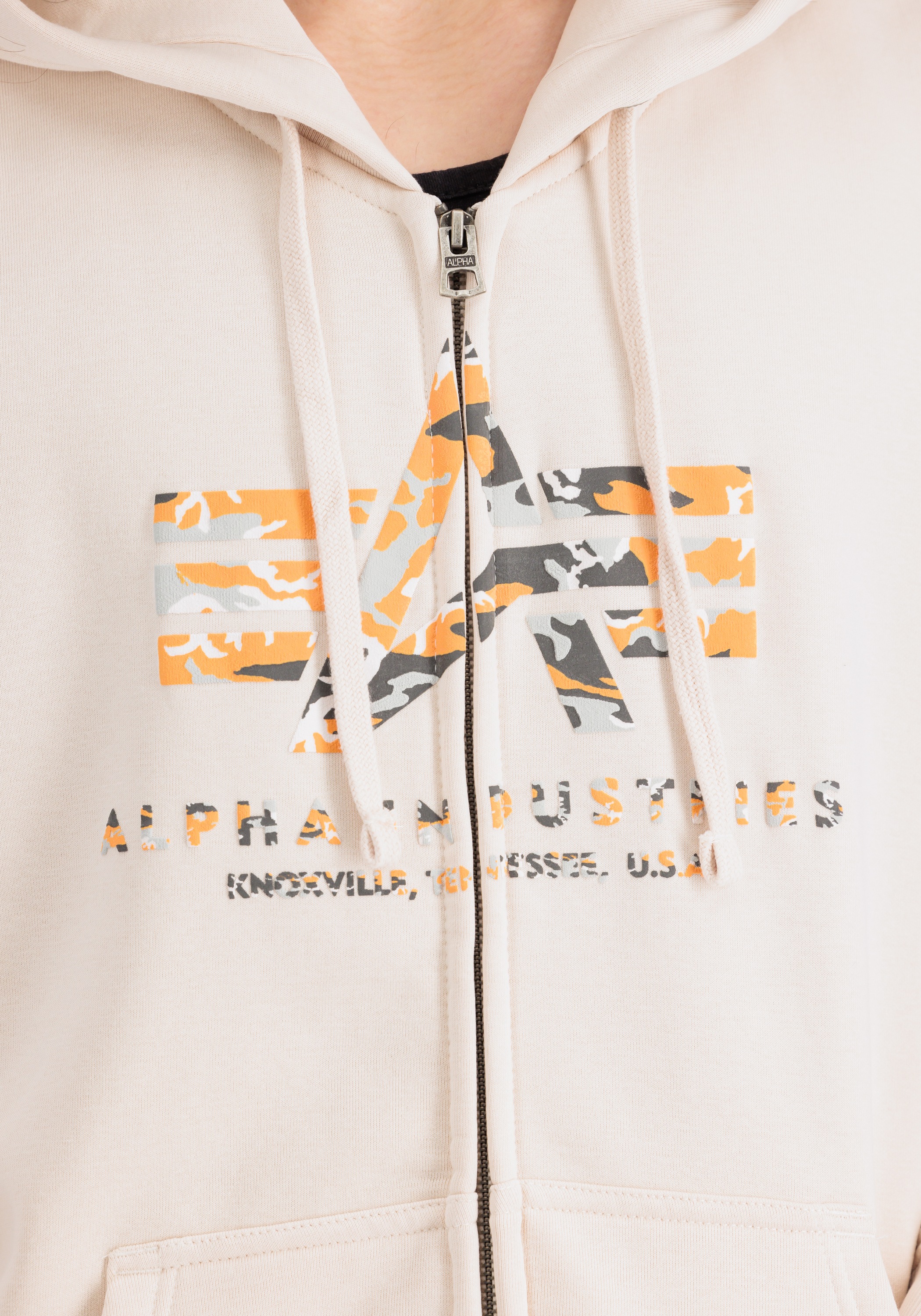 Alpha Industries Hoodie »Basic Zip Hoodie PP Camo Kapuzensweatshirt«