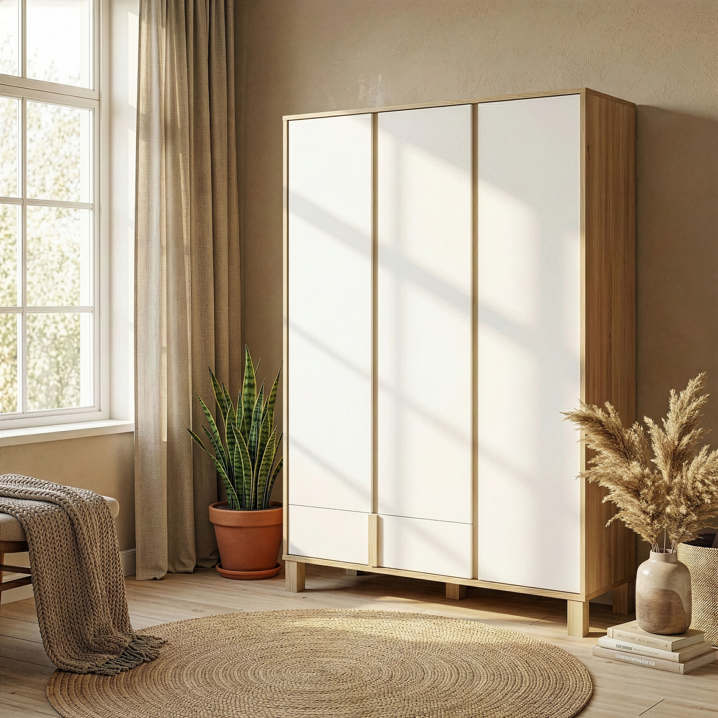 Gami Ensemble de chambre à coucher »ARIA« Set, 3 tlg. Ein sehr funktionaler Kleiderschrank