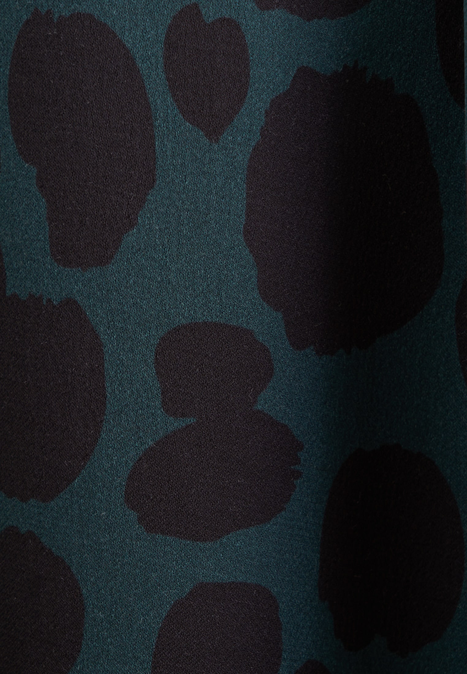 seidensticker Sommerkleid »Schwarze Rose«, Langarm V-Neck Druck