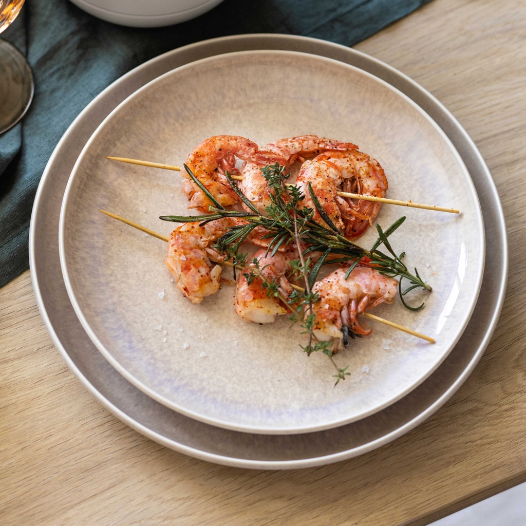 like. by Villeroy & Boch Set de vaisselle pour le petit déjeuner »Perlemor Sand« Made in Germany, Fine China Porzellan