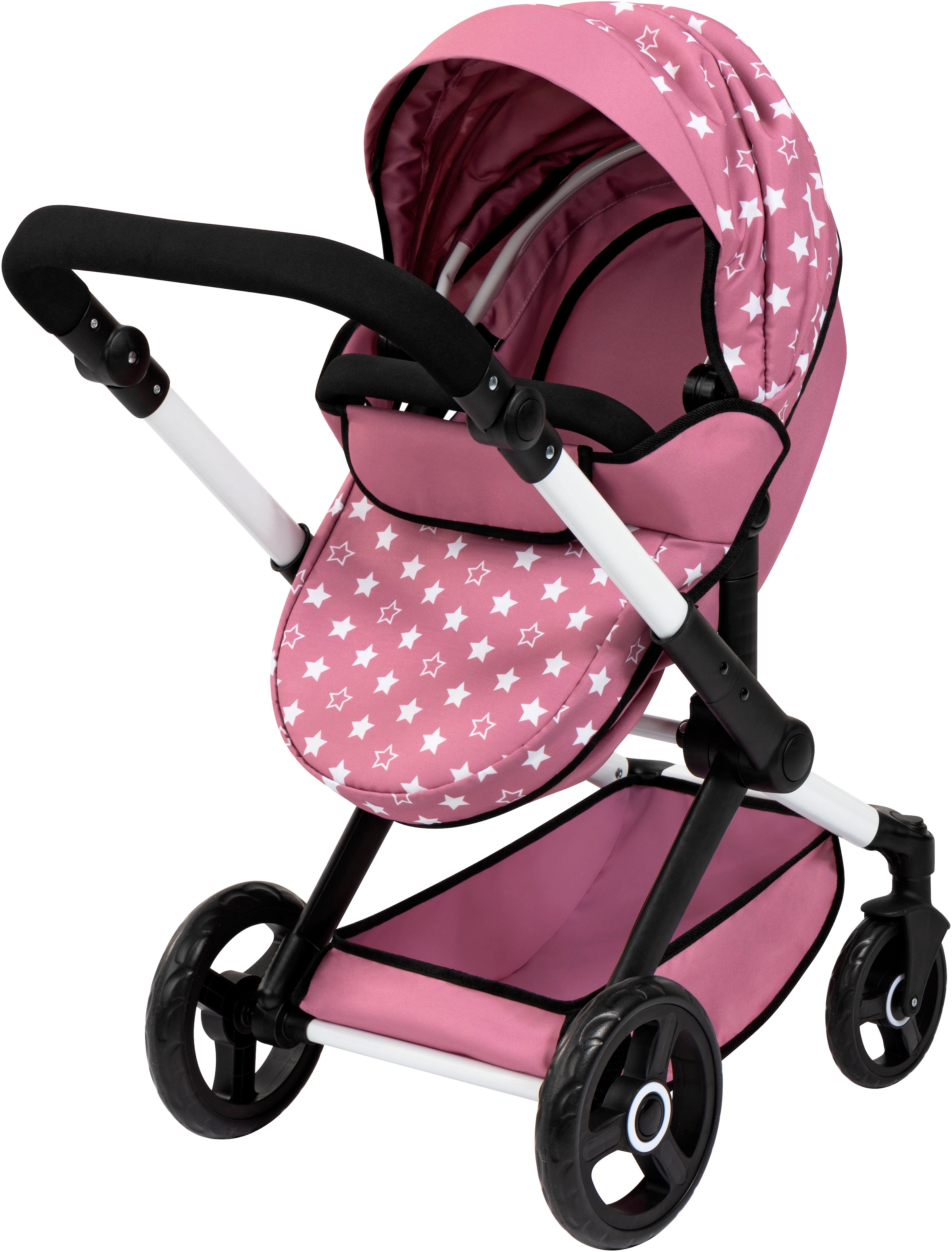 Bayer Poussette de poupée combinée »Xeo, rosa«