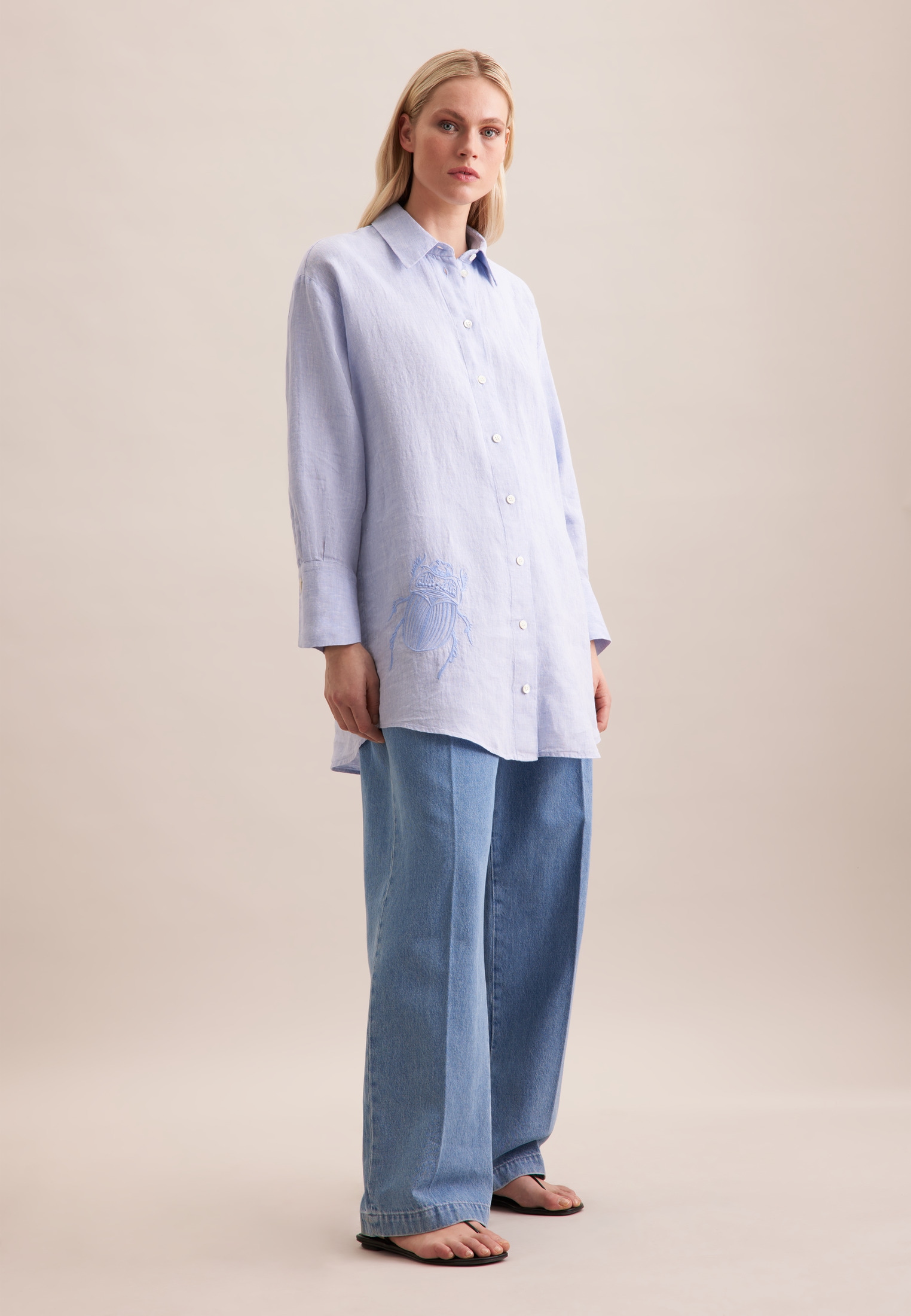 seidensticker Hemdbluse »Schwarze Rose« 1/1 Uni