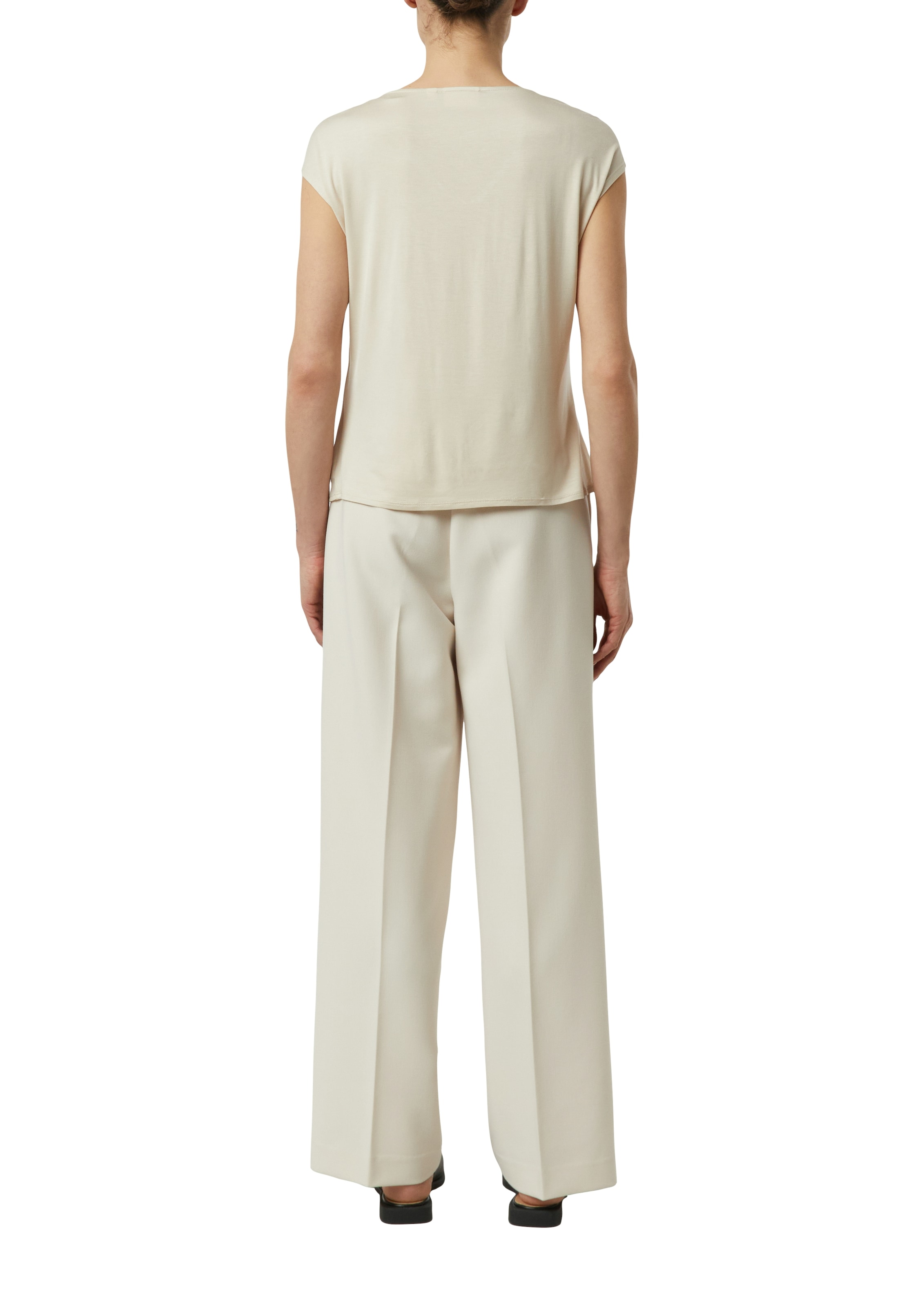 Comma Blusenshirt mit V-Ausschnitt, ärmellos