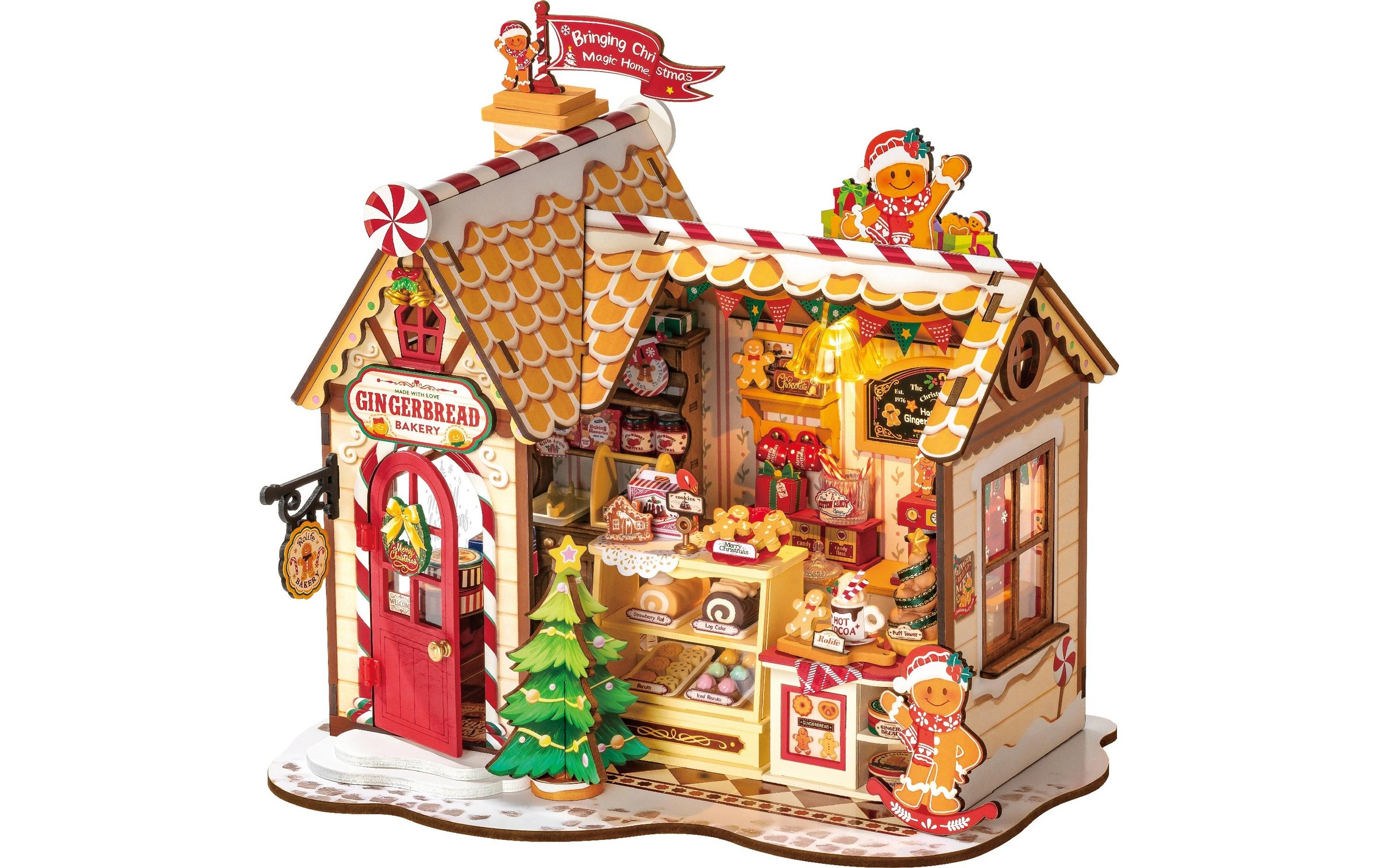Image of Modellbausatz "RoboTime Gingerbread House"