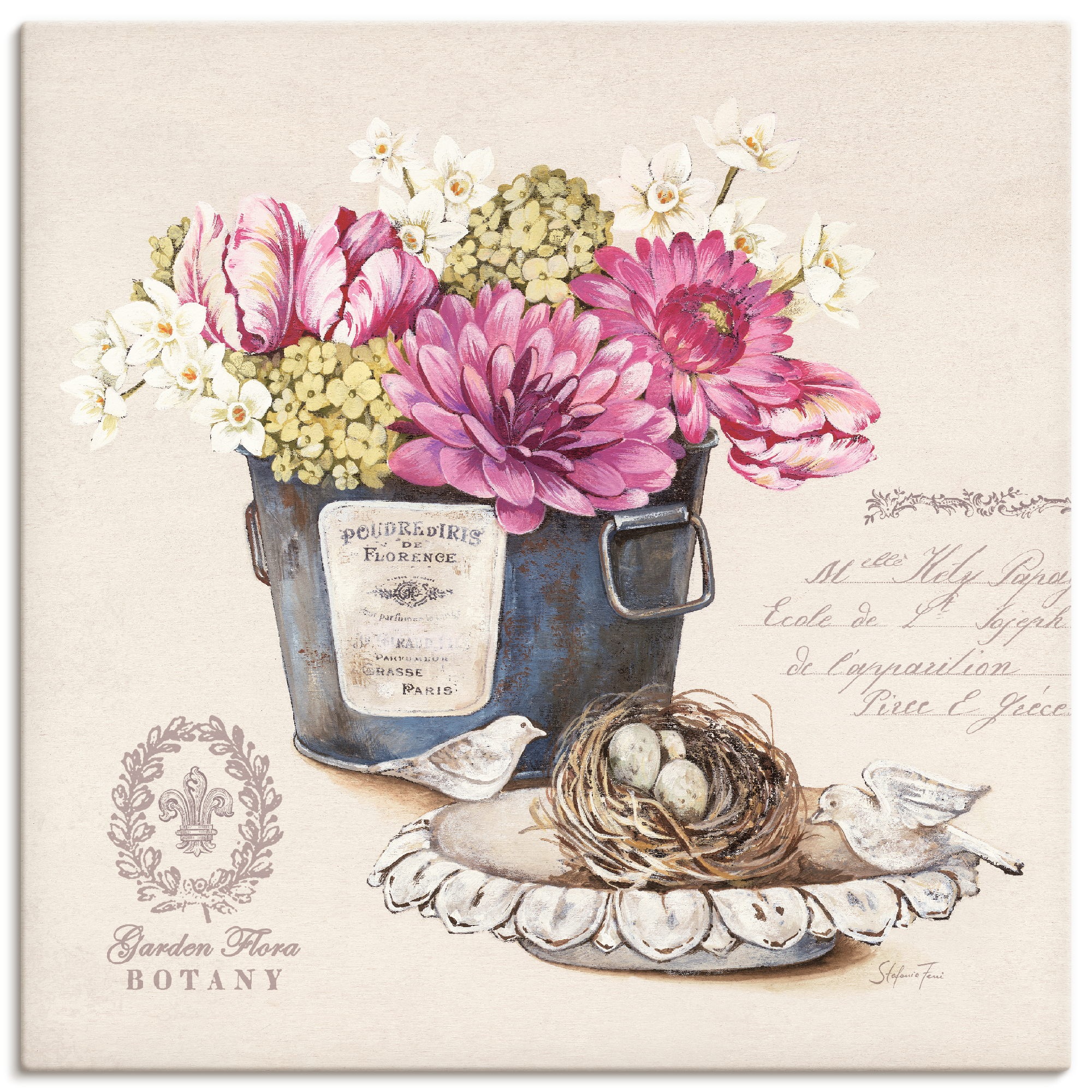 Image of Artland Wandbild »Blumenstrauss I«, Arrangements, (1 St.), in vielen Grössen & Produktarten -Leinwandbild, Poster, Wandaufkleber / Wandtattoo auch für Badezimmer geeignet bei Ackermann Versand Schweiz