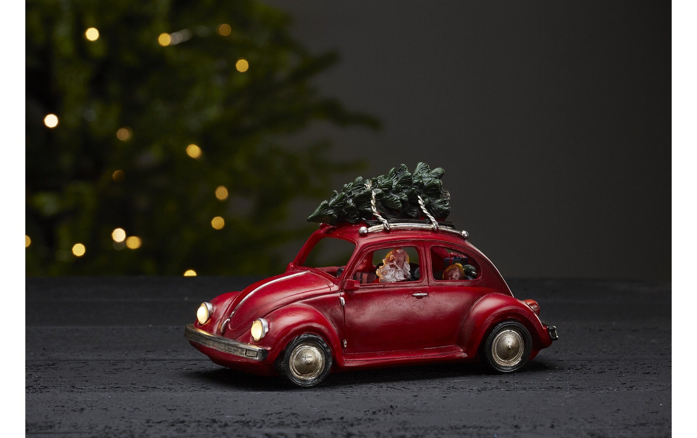   »Star Trading Nikolaus im VW-Käfer 3 LED, 25.5 cm, indoor«