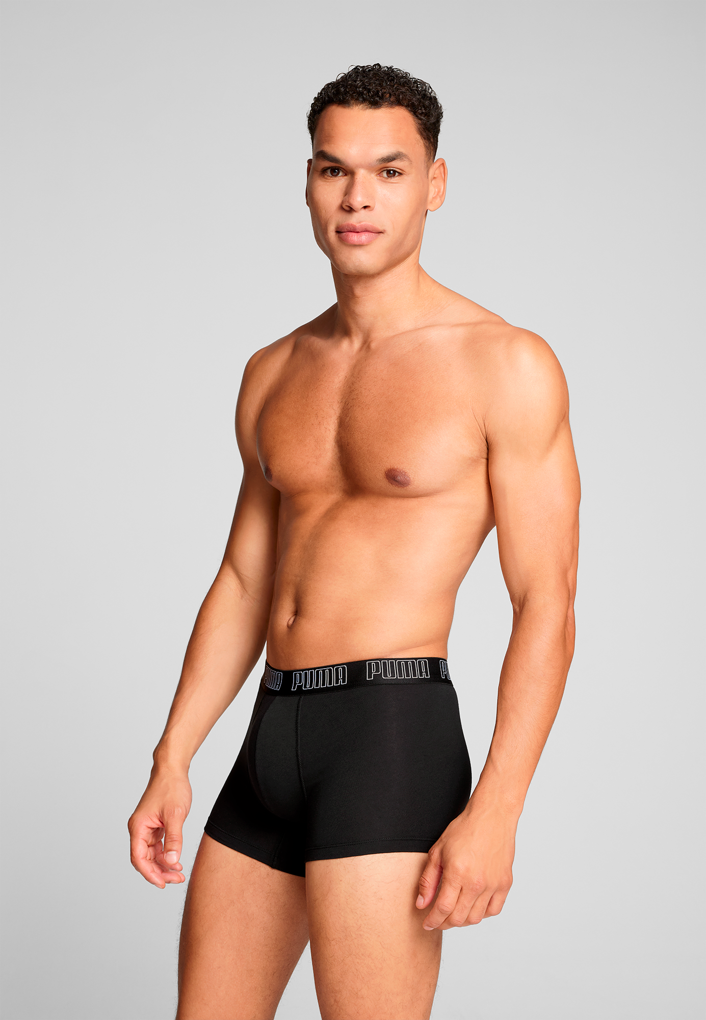 PUMA Hipster »PUMA MEN EVERYDAY TRUNKS 2P« Packung, 2er-Pack,  mit kontrastfarbigem Webbund