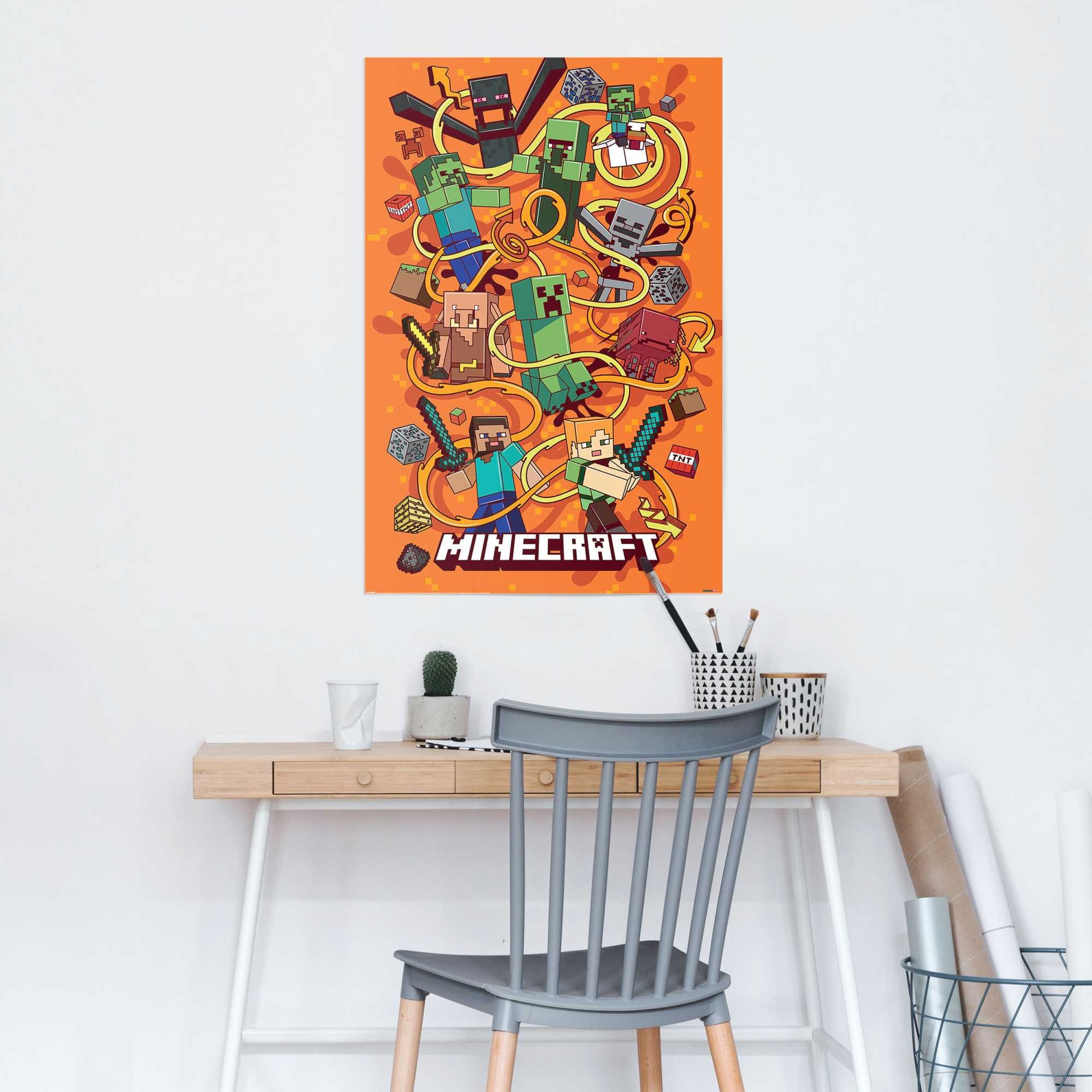 Reinders! Poster »Minecraft - funtage montage«