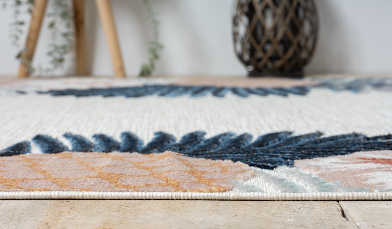 Myflair Möbel & Accessoires Teppich »Sunny, LAGERRÄUMUNG!« rechteckig 8 mm Höhe Blumen Motiv, mit Bordüre, Outdoor geeignet, Balkon, Terrasse