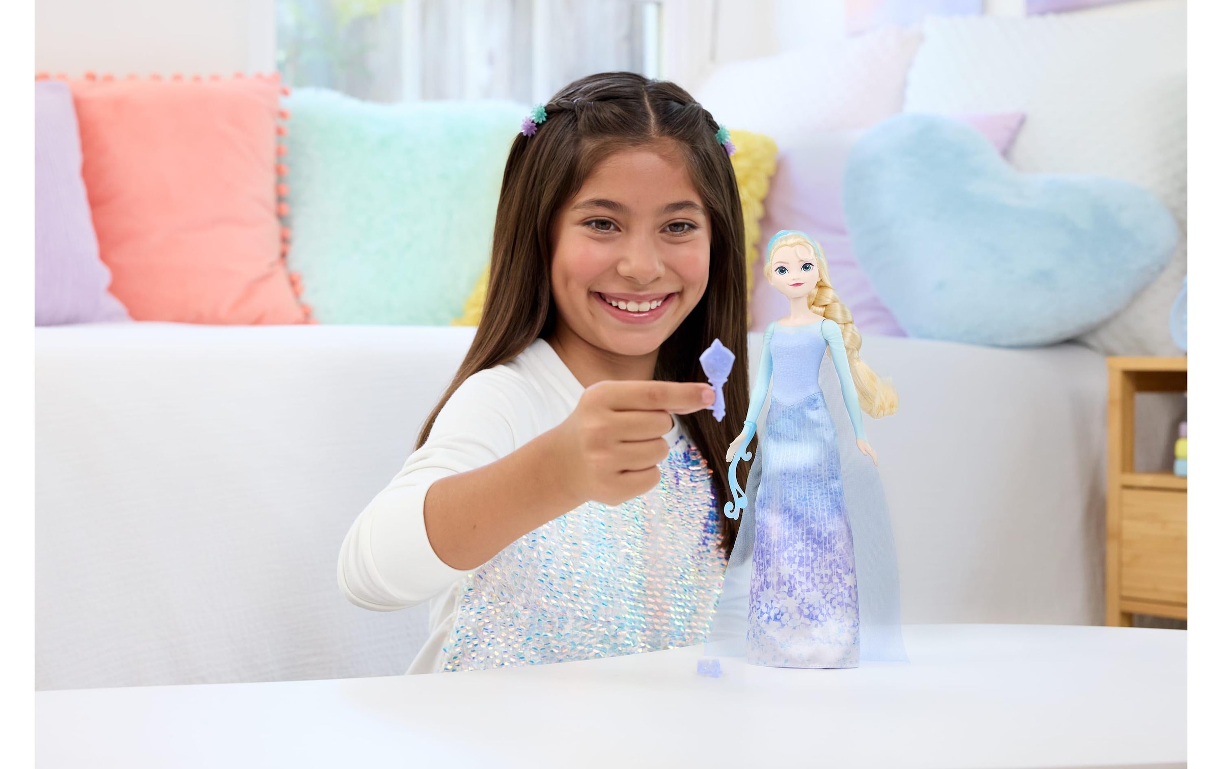 Disney Frozen Anziehpuppe »Frozen Eiskönigin Spin & Reveal Elsa«