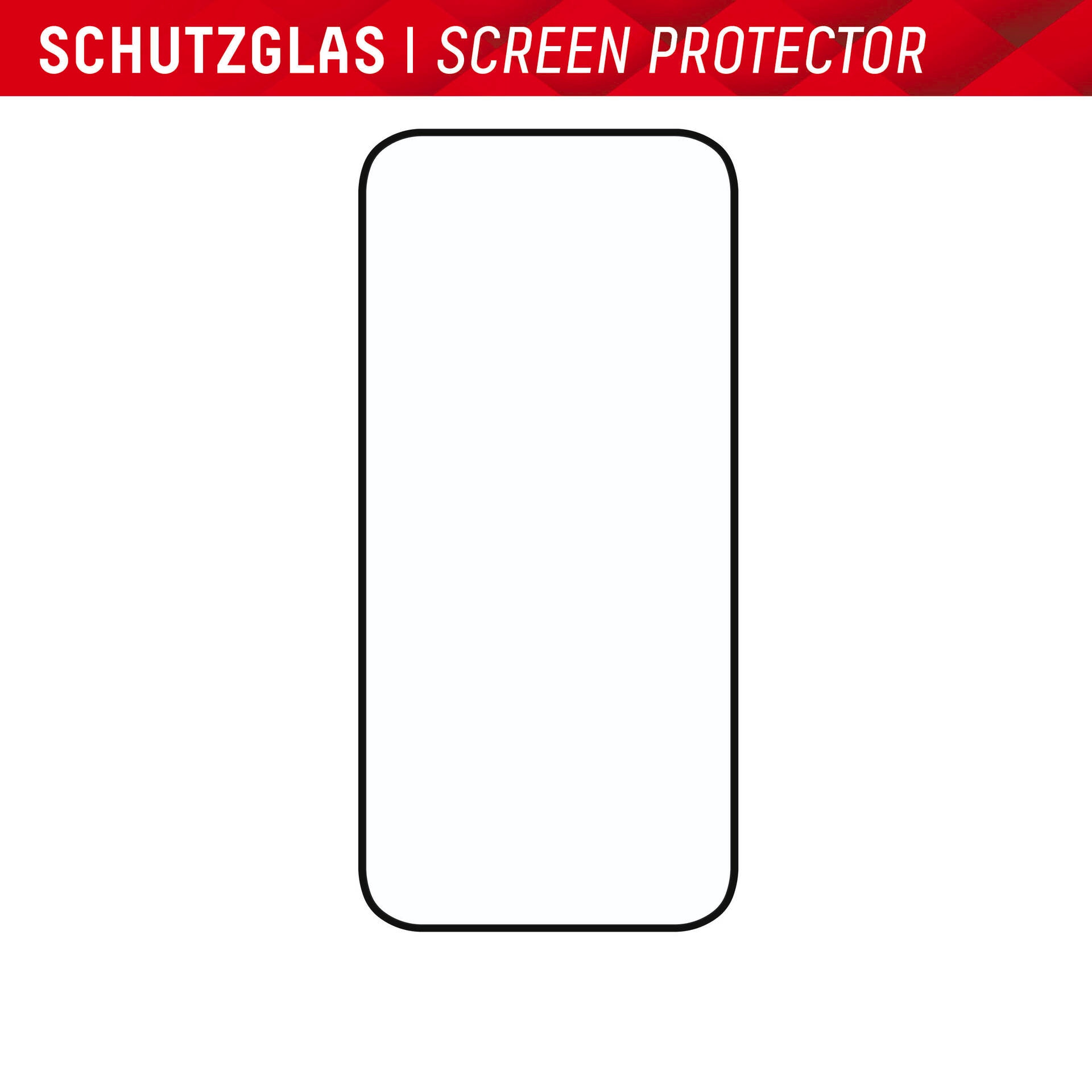 Displex Displayschutzglas »Real Glass FC« für Apple iPhone 15;Apple iPhone 15 Pro Displayschutzfolie Displayschutz kratzer-resistent 10H splitterfest